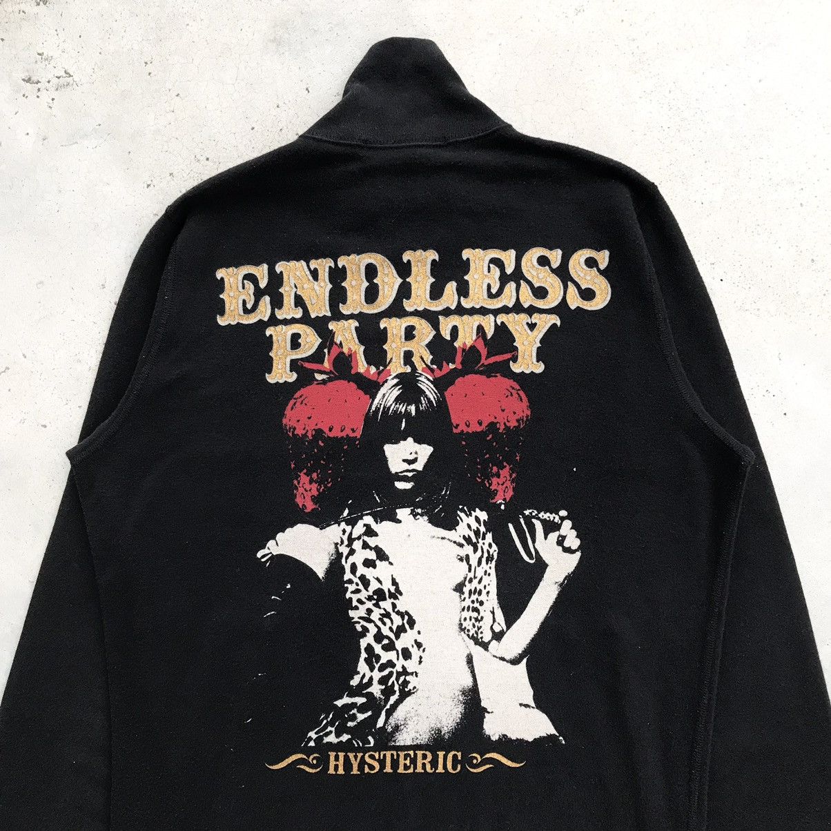 Hysteric Glamour 2000's Hysteric Glamour " Endless Party " Black Sweater Size US S / EU 44-46 / 1 - 3 Thumbnail