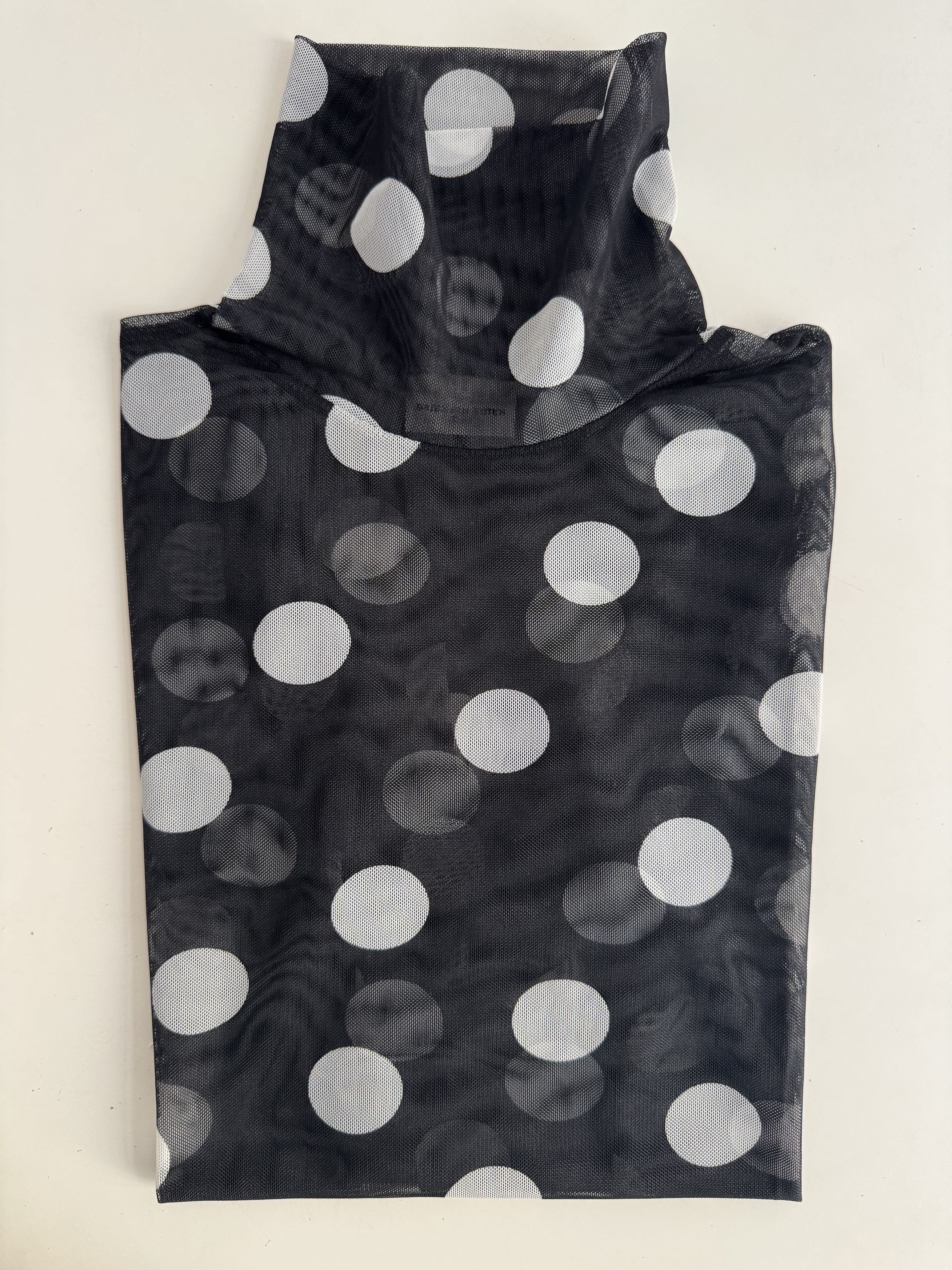 Dries Van Noten Polka-Dot Turtleneck Mesh Top Size S / US 4 / IT 40 - 5 Thumbnail