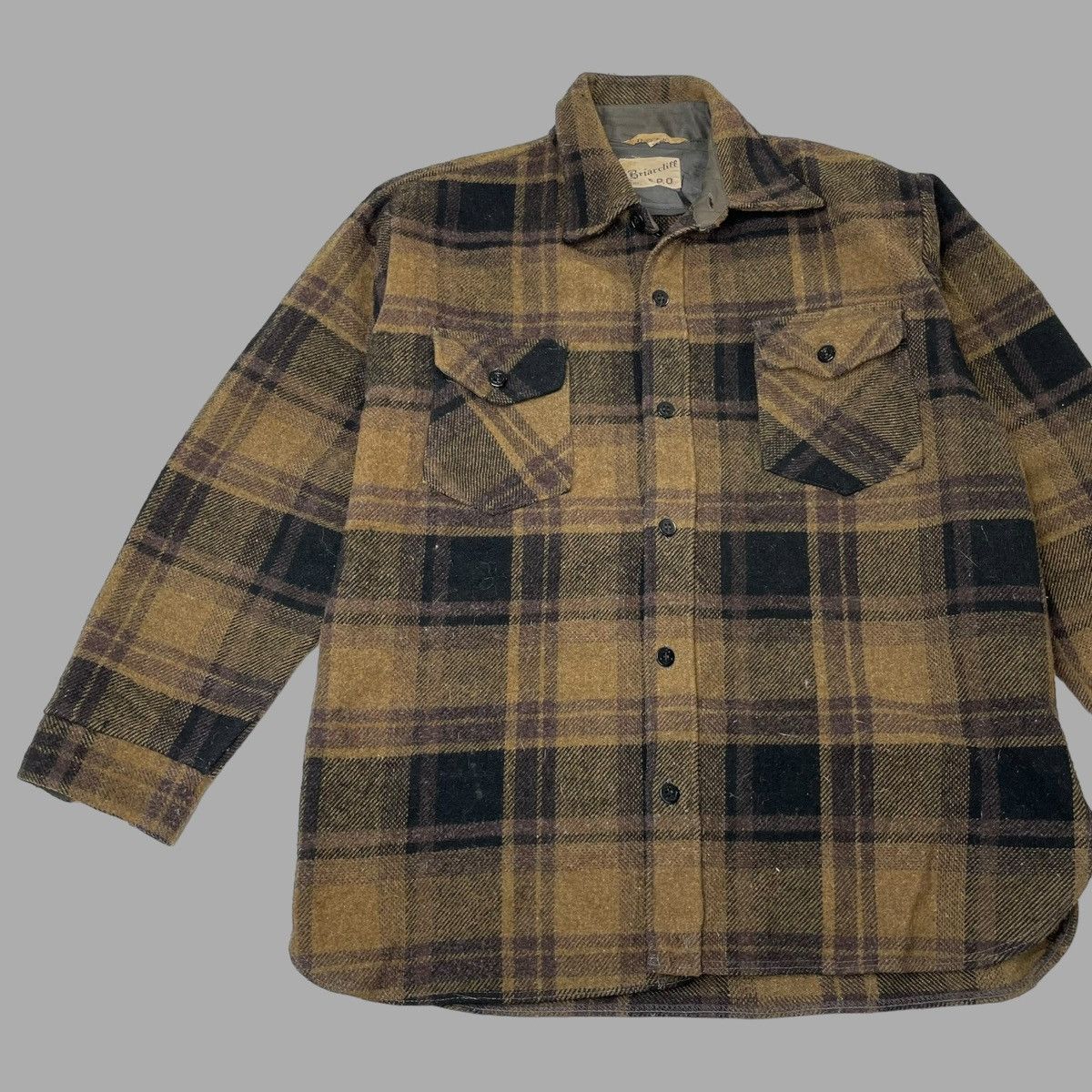 Vintage Vintage 1960s wool flannel shirt Size US L / EU 52-54 / 3 - 1 Thumbnail