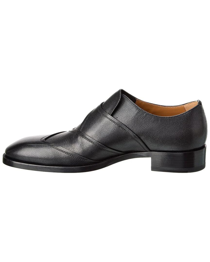 Christian Louboutin o1s1wg110924 Boabi Monk Falt Shoes in Black Size US 11 / EU 44 - 2 Thumbnail