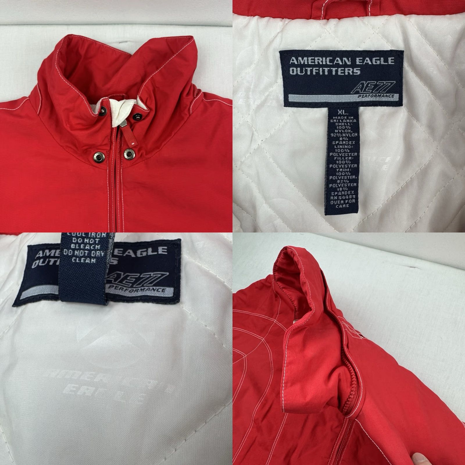 American Eagle Outfitters VINTAGE American Eagle Outfitters Jacket Mens XL Red Nylon Puffer Zip Ski 90s Y2K Hipster Outdoor Casual Authentic Size US XL / EU 56 / 4 - 8 Thumbnail