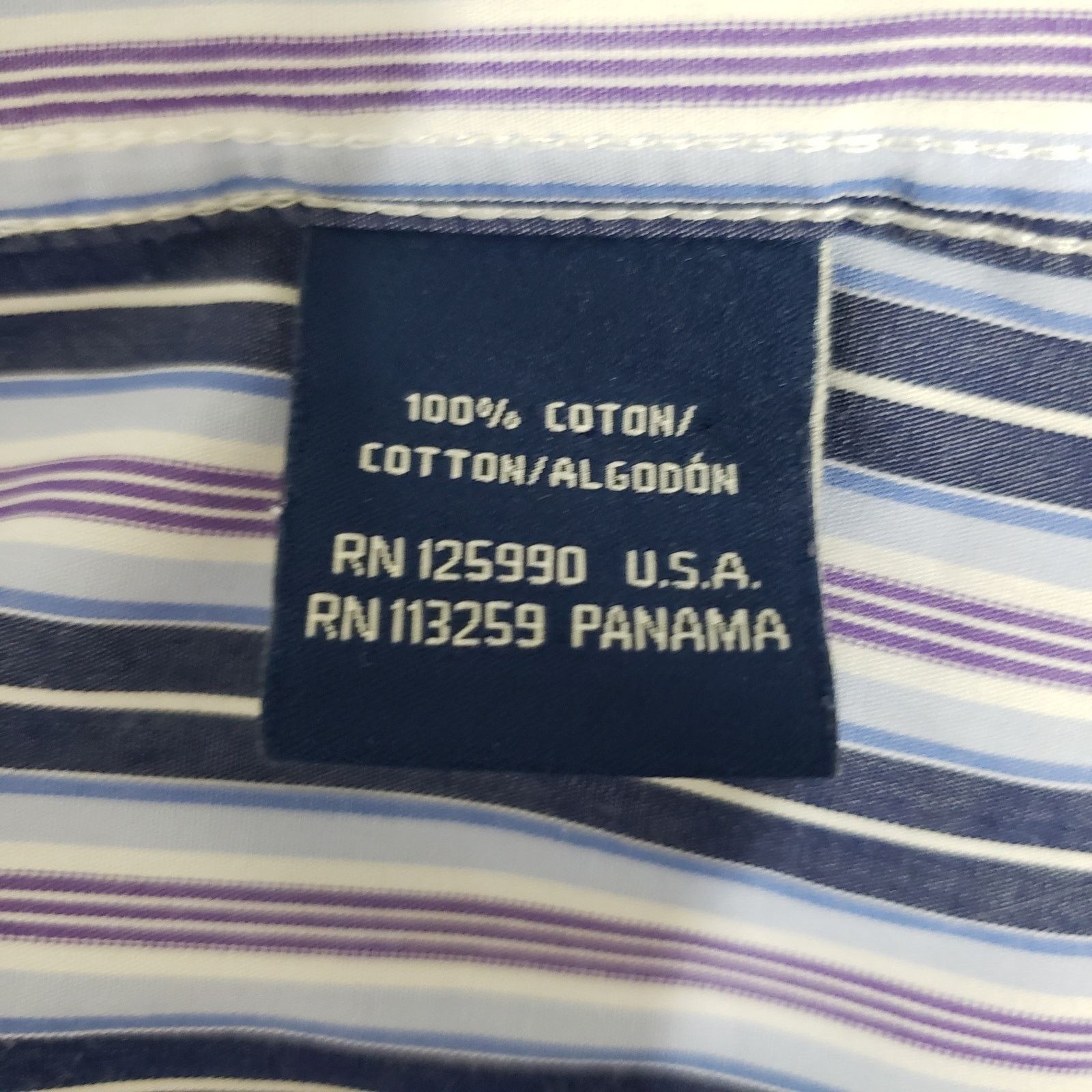 Faconnable Faconnable Shirt Classic Fit Striped Long Sleeve Button Down Size US L / EU 52-54 / 3 - 9 Thumbnail