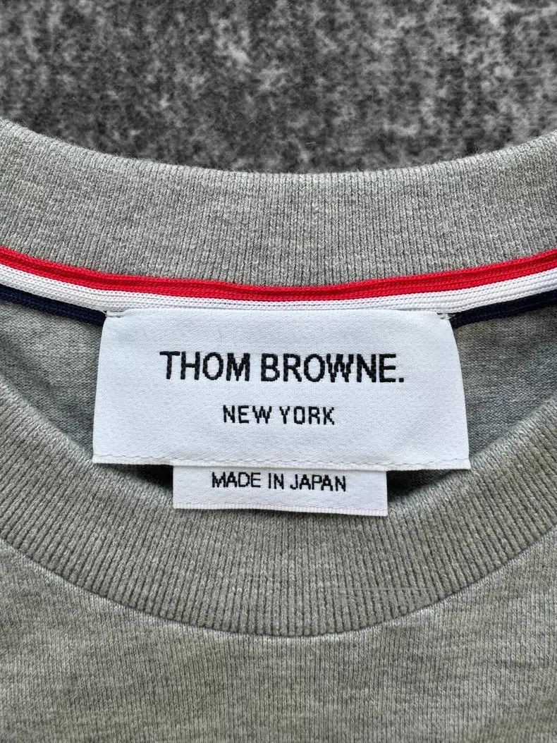 Thom Browne Thom Browne Gray long-sleeve sweatshirt Size US S / EU 44-46 / 1 - 3 Thumbnail