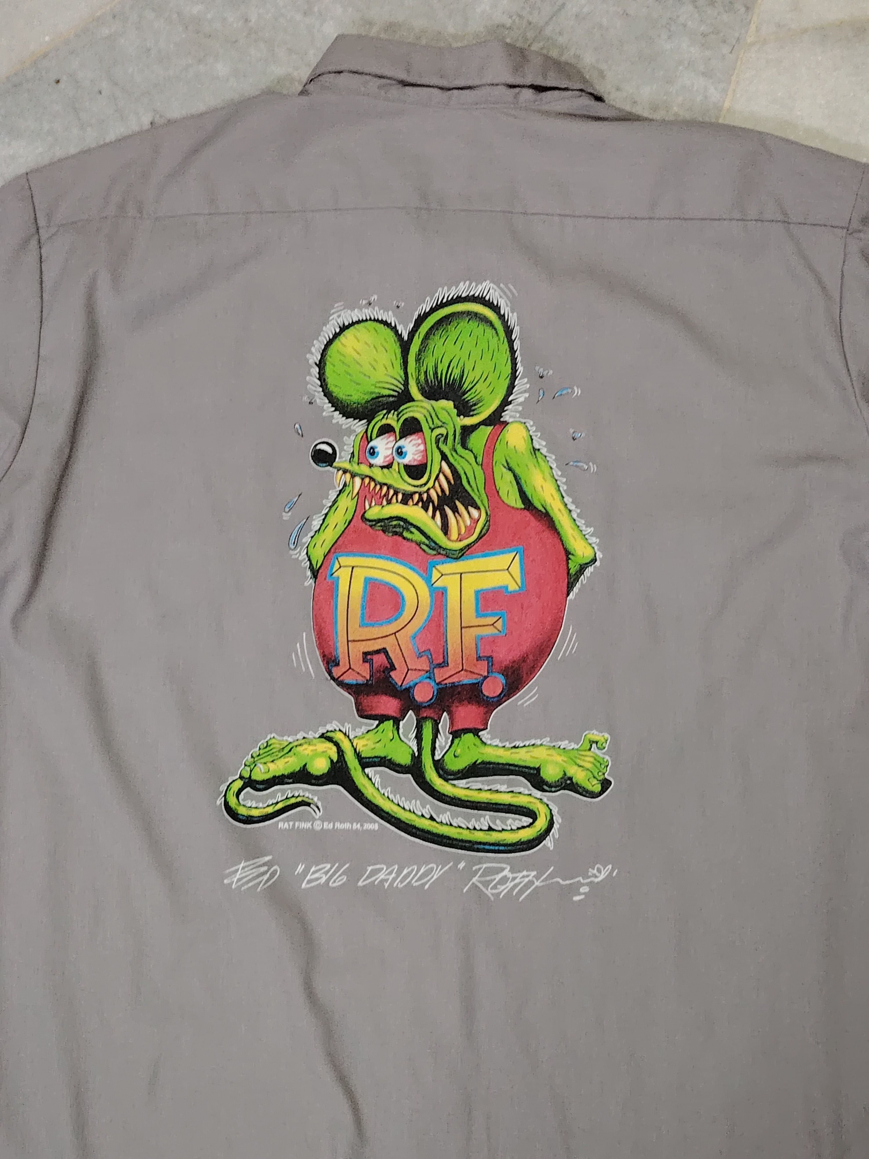 Dickies Vintage Rat Fink Dickies Workshirt Size US XXL / EU 58 / 5 - 3 Thumbnail