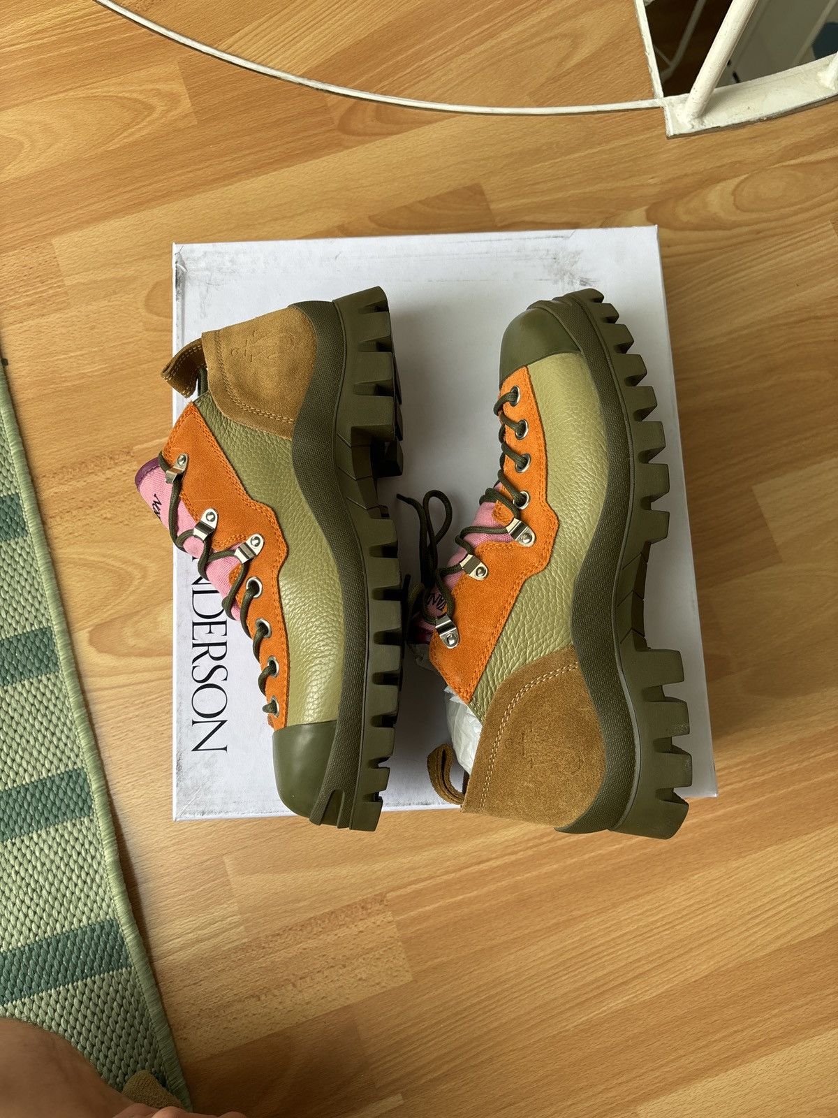 JW Anderson Calf Grain Hiking Sneaker Size US 9 / EU 42 - 9 Thumbnail