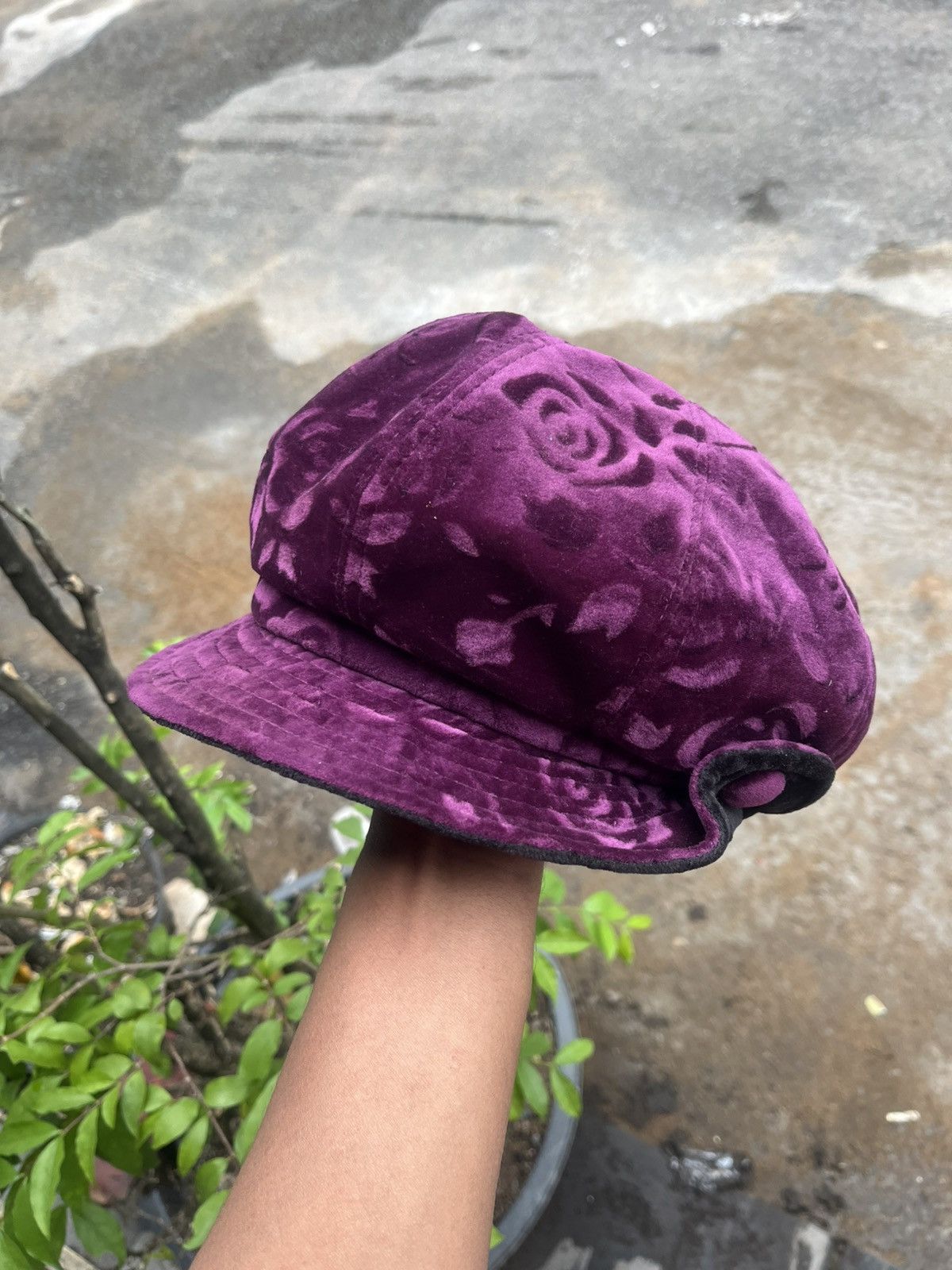 Beauty Beast Japanese Cabbie Hat Purple Vintage Size ONE SIZE - 4 Thumbnail