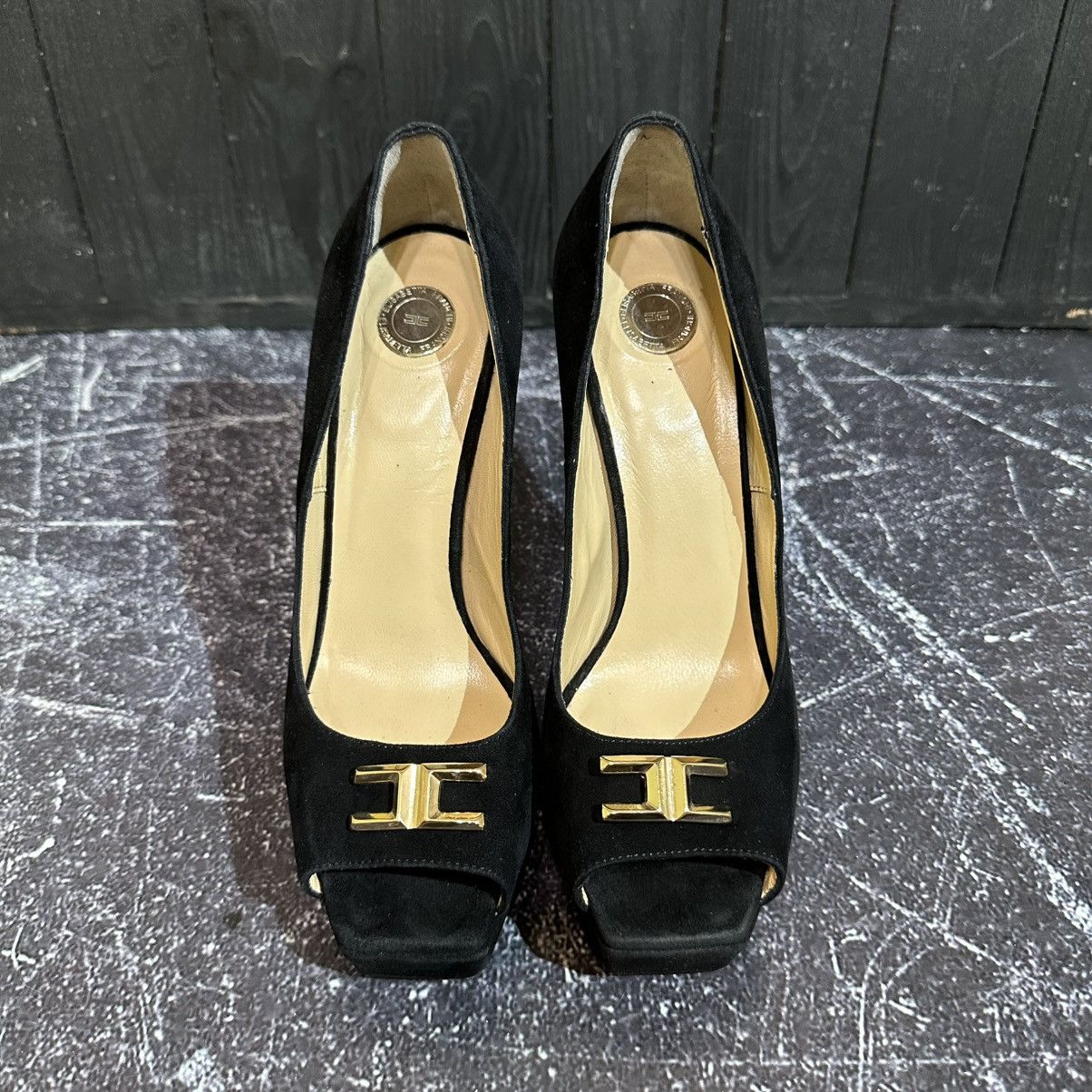 Elisabetta Franchi ELISABETTA FRANCHI Women’s Suede Heels Size 39 Size US 9 / IT 39 - 16 Thumbnail