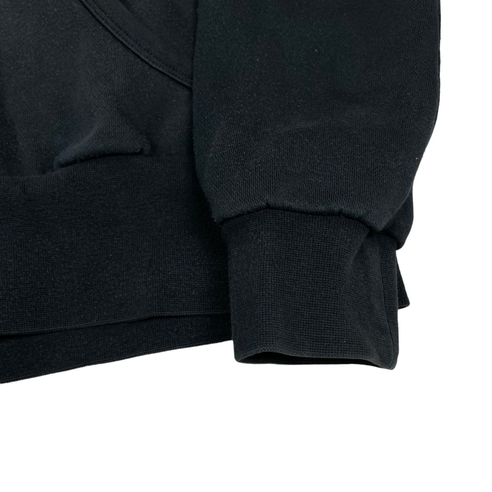 Nike × Vintage Nike Black Swoosh Logo Long Sleeve Pullover Hoodie Large Size L / US 10 / IT 46 - 6 Thumbnail