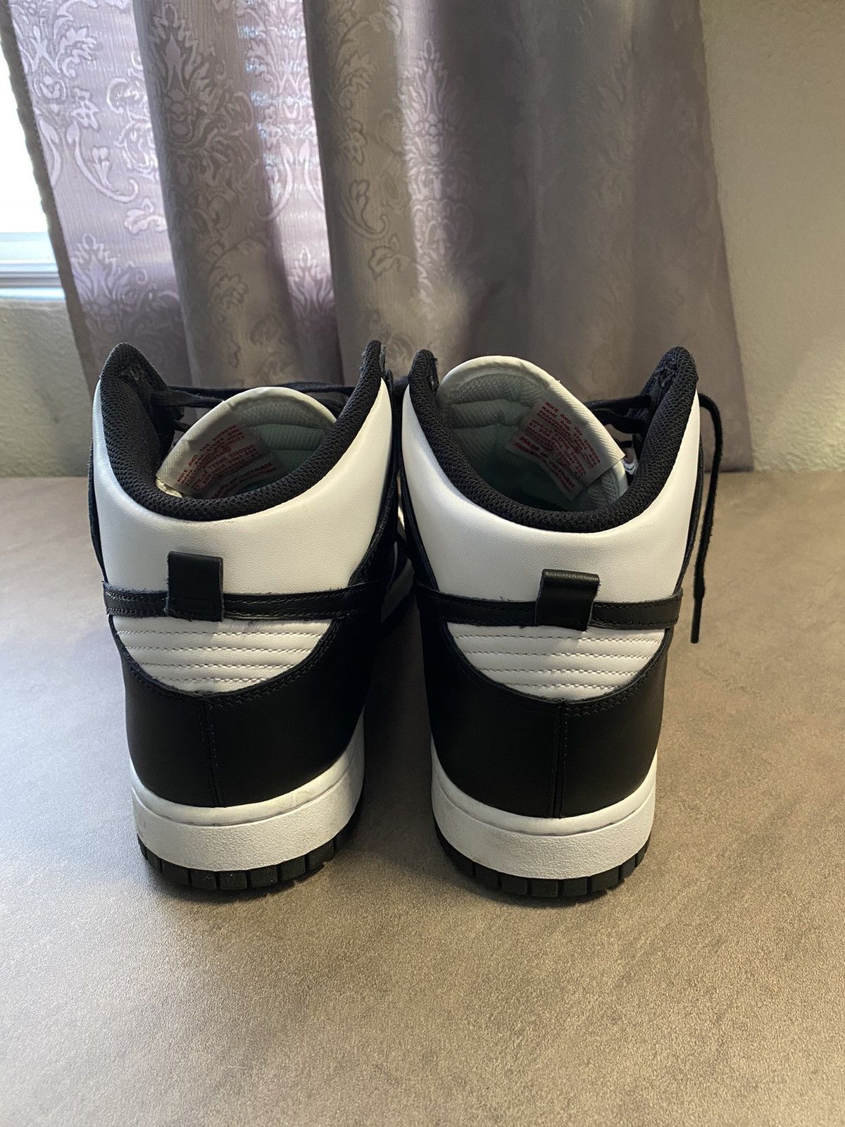 Jordan Brand × Nike Nike Dunk High Panda 2021 Size US 12 / EU 45 - 4 Thumbnail