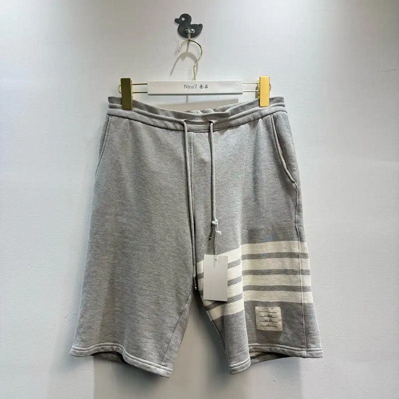 Thom Browne Gray Cotton Men's Shorts 0089
