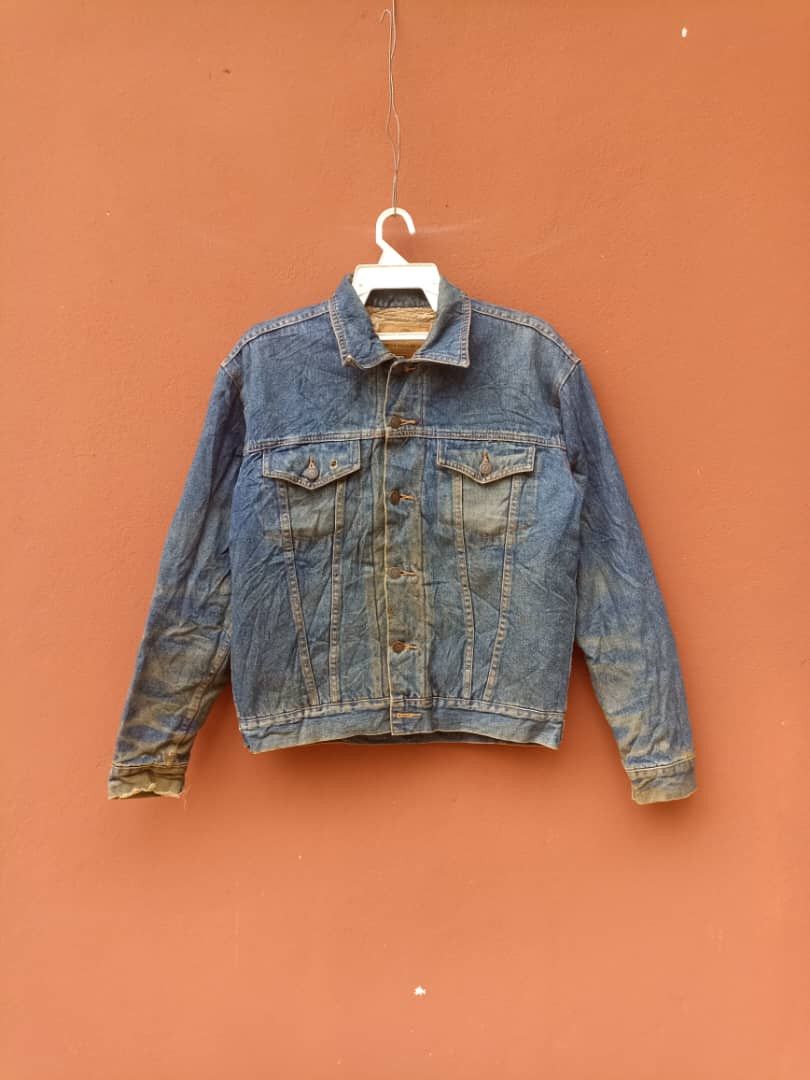 Route 66 Sherpa Denim Jacket Button