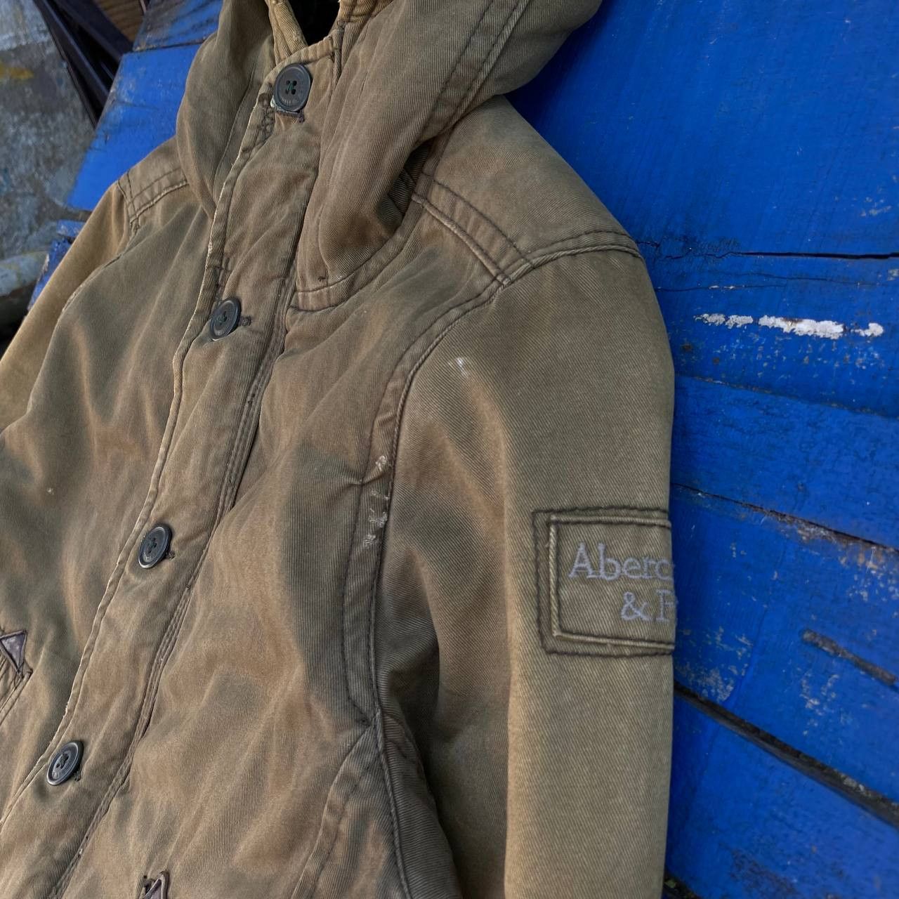 Abercrombie & Fitch Vtg Abercrombie&Fith Harrison Jacket Sherpa Lined Sun Faded Size US S / EU 44-46 / 1 - 10 Thumbnail