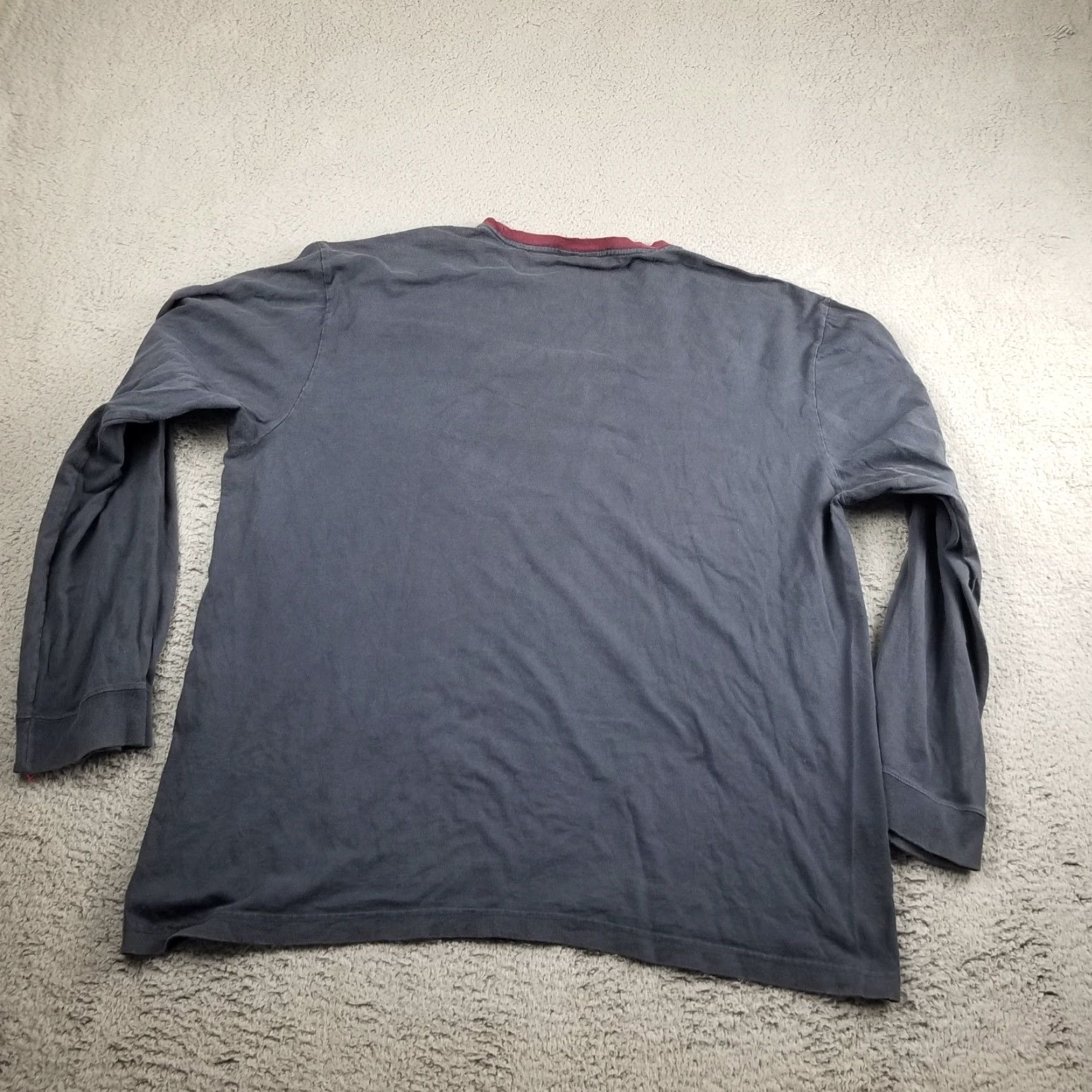 Tommy Hilfiger VINTAGE Tommy Hilfiger T-Shirt Mens XXL Blue Long Sleeve 90s Cotton Knit Fashion Size US XXL / EU 58 / 5 - 7 Thumbnail
