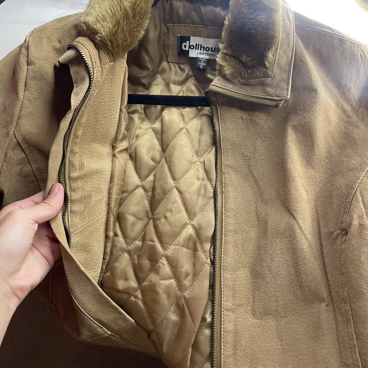 Other Faux Leather Coat Jacket With Faux Fur Collar Size S / US 4 / IT 40 - 4 Thumbnail