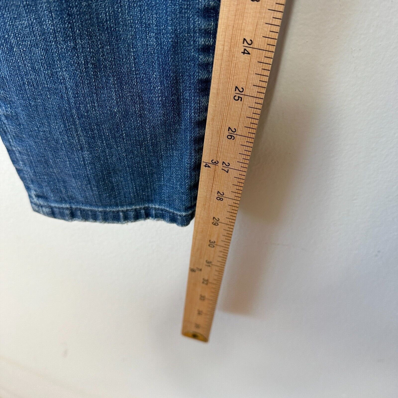 Abercrombie & Fitch Abercrombie & Fitch Blue Skinny Mid Rise Distress Jeans Size 28" / US 6 / IT 42 - 11 Thumbnail