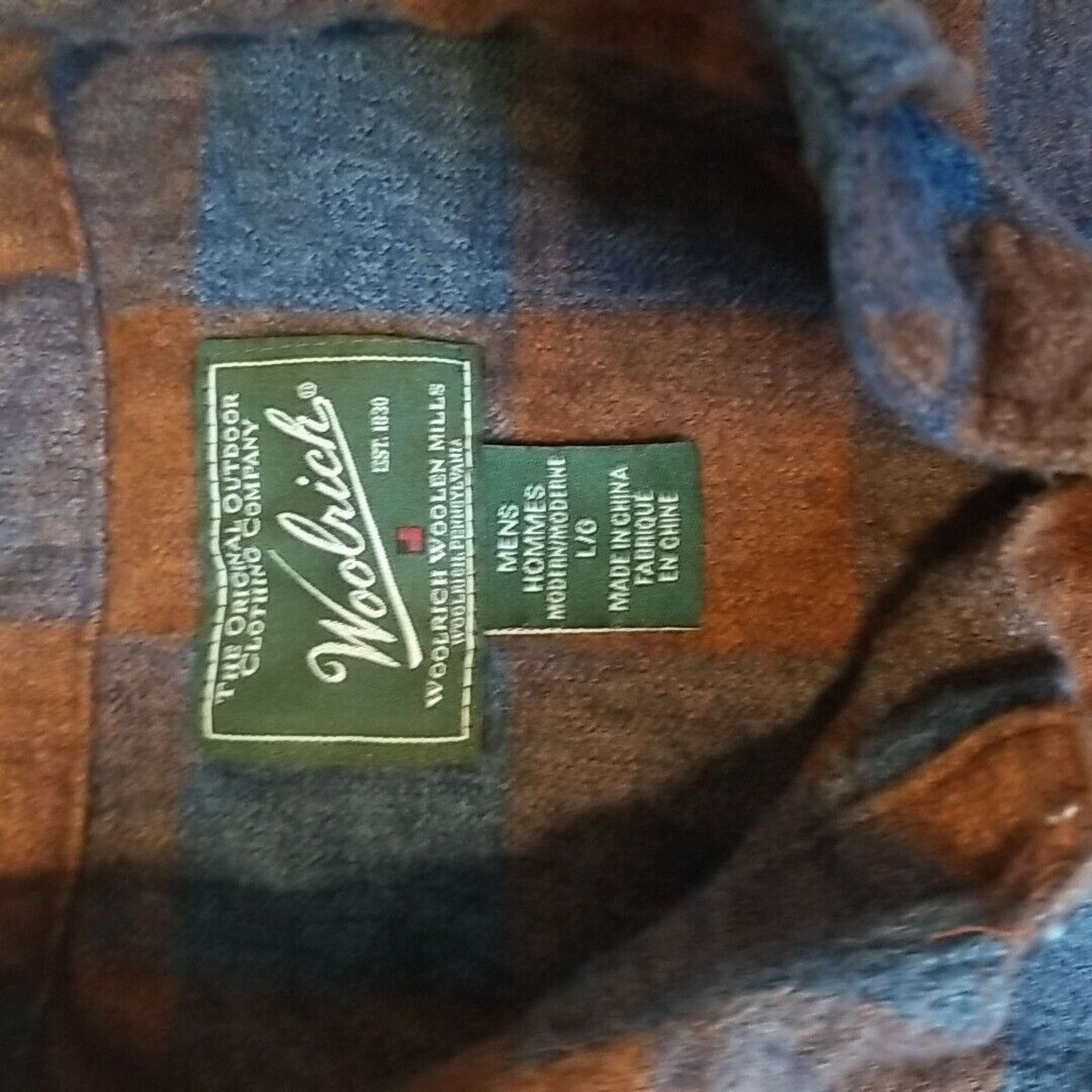 Woolrich Woolen Mills Woolrich Red Blue Plaid Long Sleeve Buttonup Shirt Sz L Size US L / EU 52-54 / 3 - 3 Thumbnail
