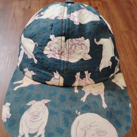 Other Vintage Marlin Tease Pigs Hogs AOP Snap Hat Cap Size ONE SIZE - 2 Thumbnail