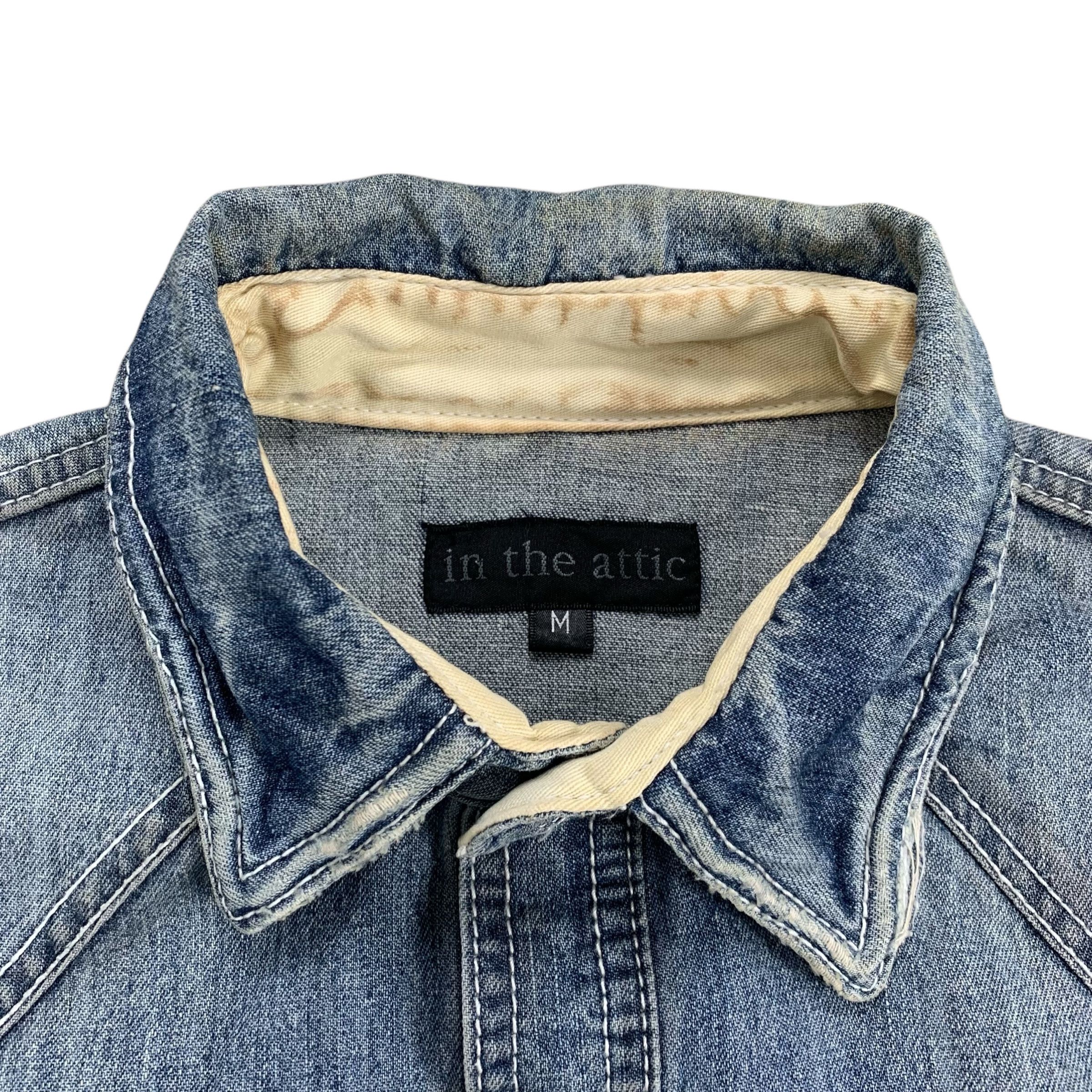 If Six Was Nine × Japanese Brand × Le Grande Bleu (L.G.B.) In The Attic “Rocker Heaven” Cambray Shirt Size US M / EU 48-50 / 2 - 7 Thumbnail