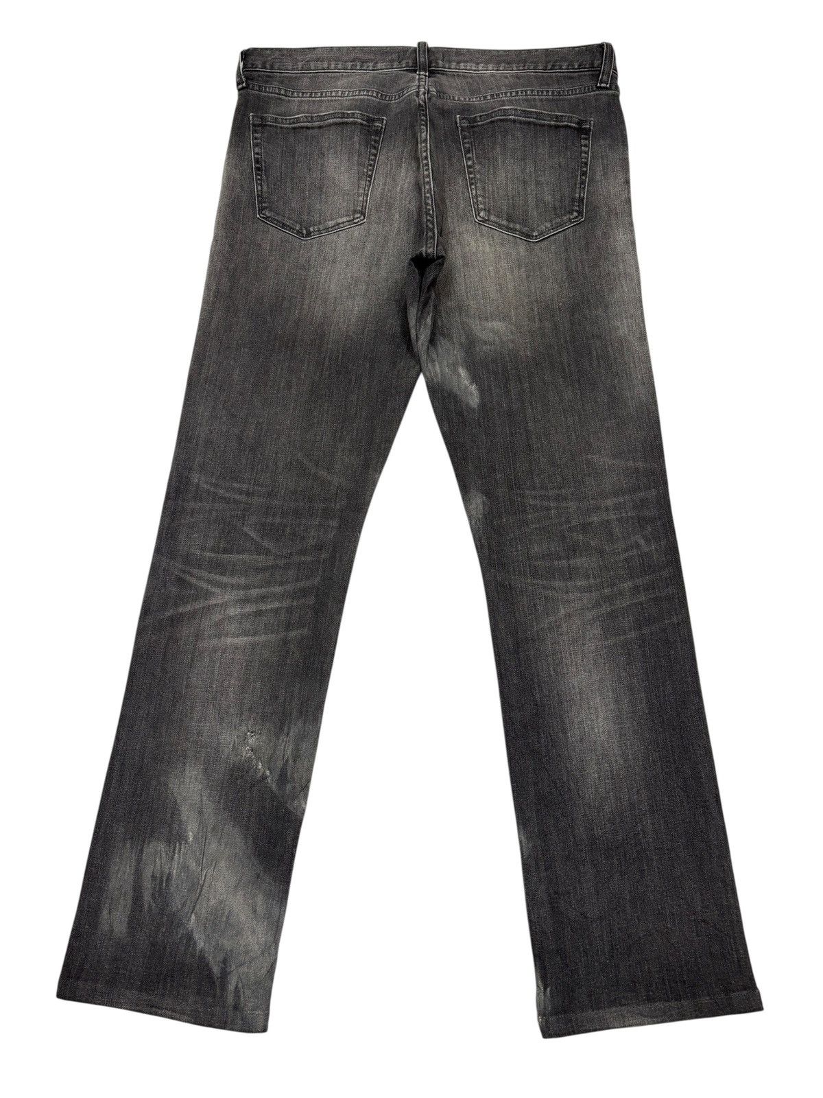 Kapital Vintage Uniqlo Faded Black Distressed Denim Jeans Size US 34 / EU 50 - 2 Thumbnail