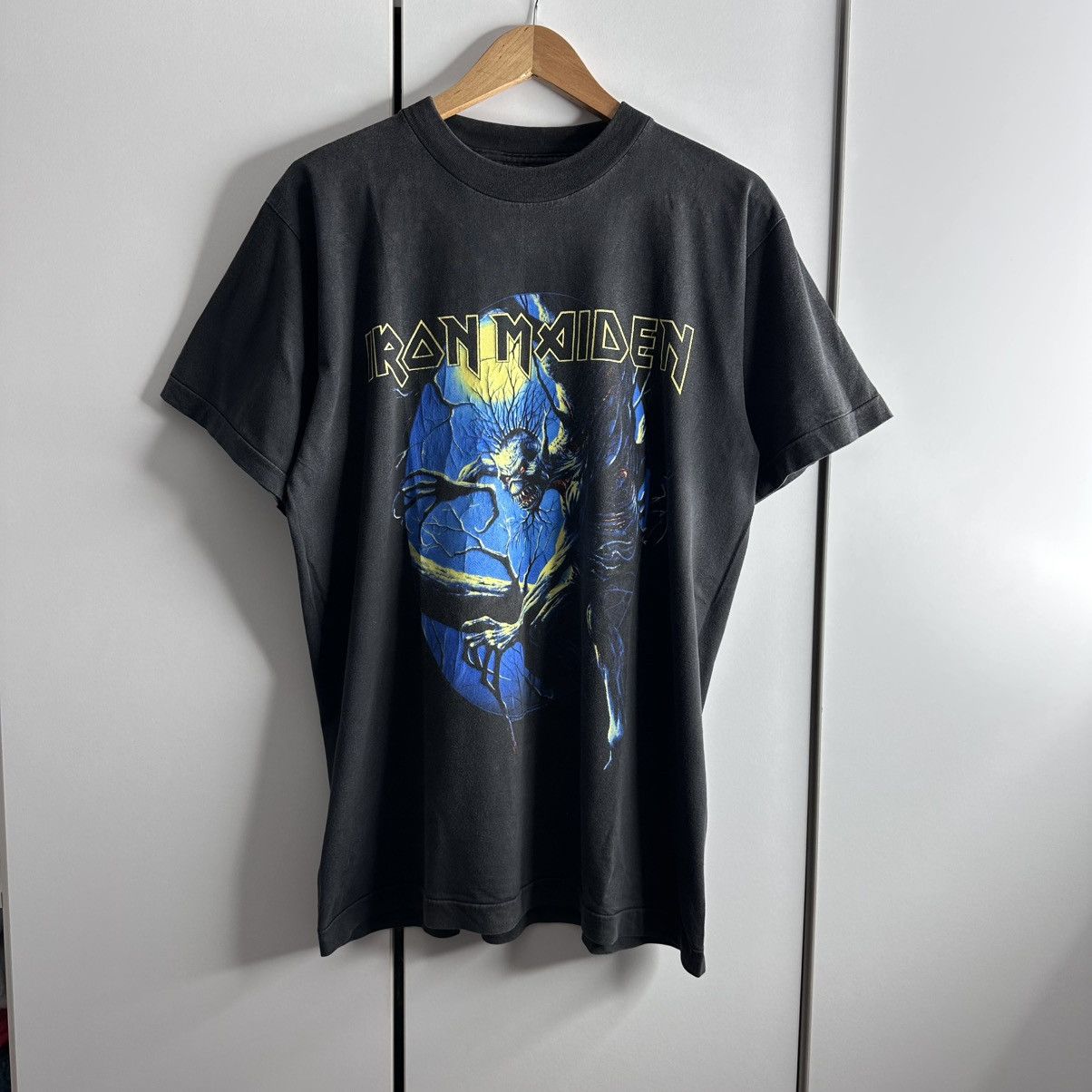 Iron Maiden Iron Maiden 1992 True Vintage Fear of The Dark Size US L / EU 52-54 / 3 - 1 Thumbnail