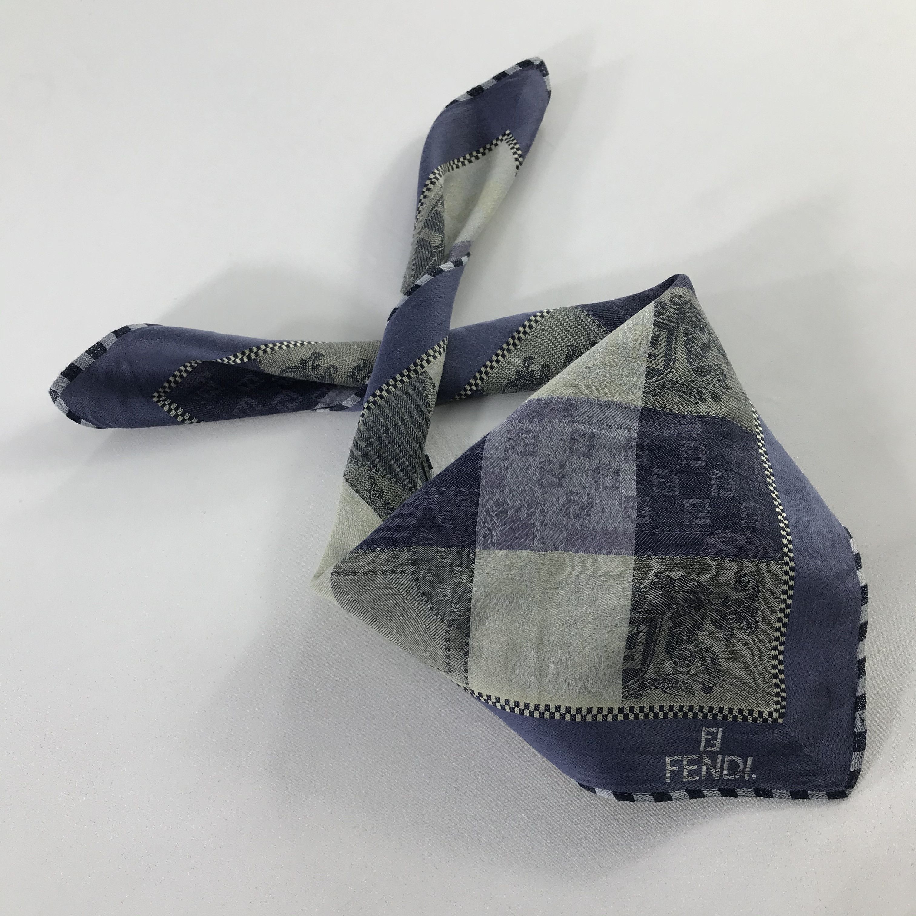 Vintage Vintage Fendi Bandana / Handkerchief / Neckerchief - S630 Size ONE SIZE - 4 Thumbnail