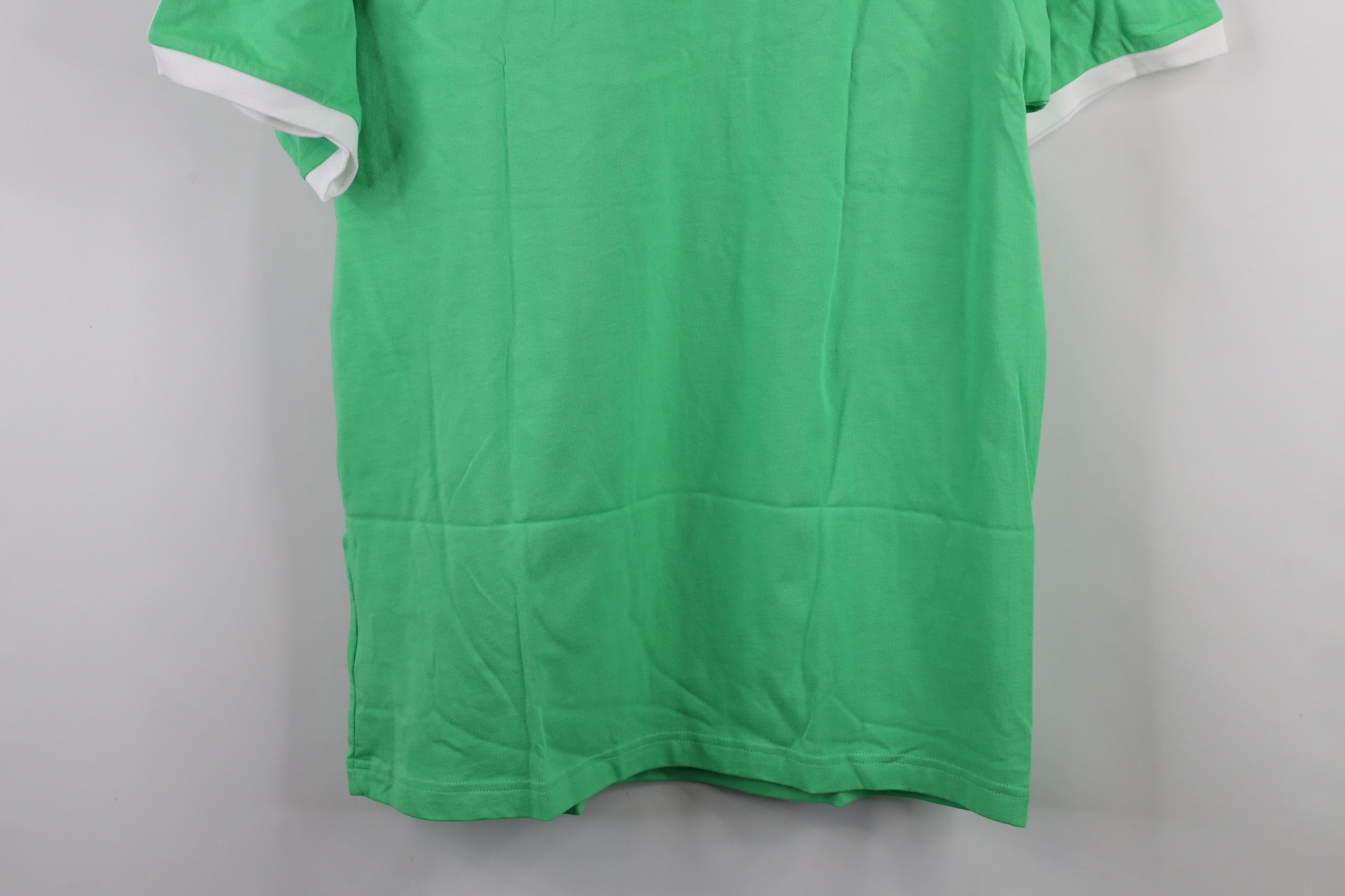 Adidas New Adidas Trefoil Striped Short Sleeve Ringer T-Shirt Green Size US M / EU 48-50 / 2 - 11 Thumbnail