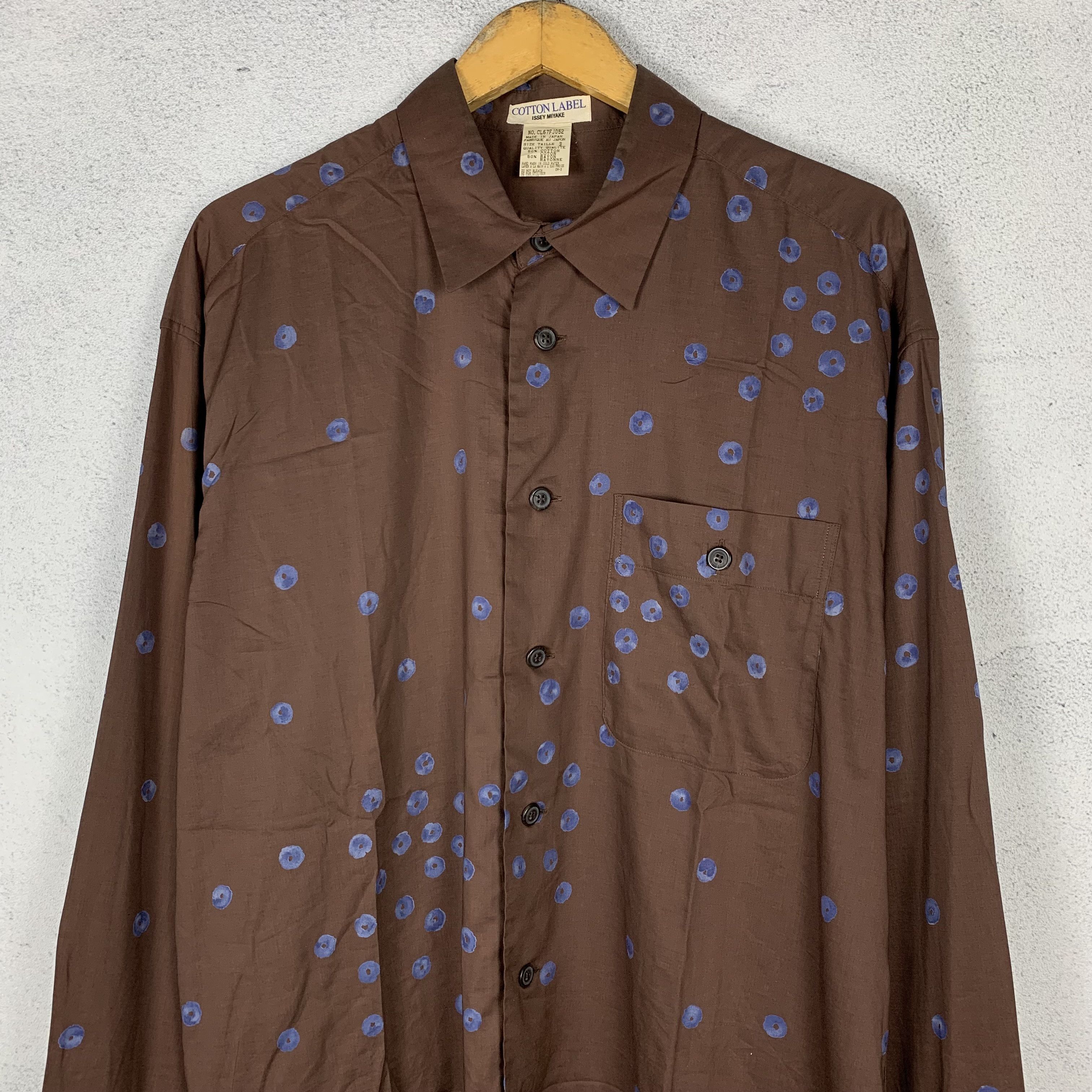 Issey Miyake Vintage 90s Issey Miyake Shirt Size US L / EU 52-54 / 3 - 3 Thumbnail