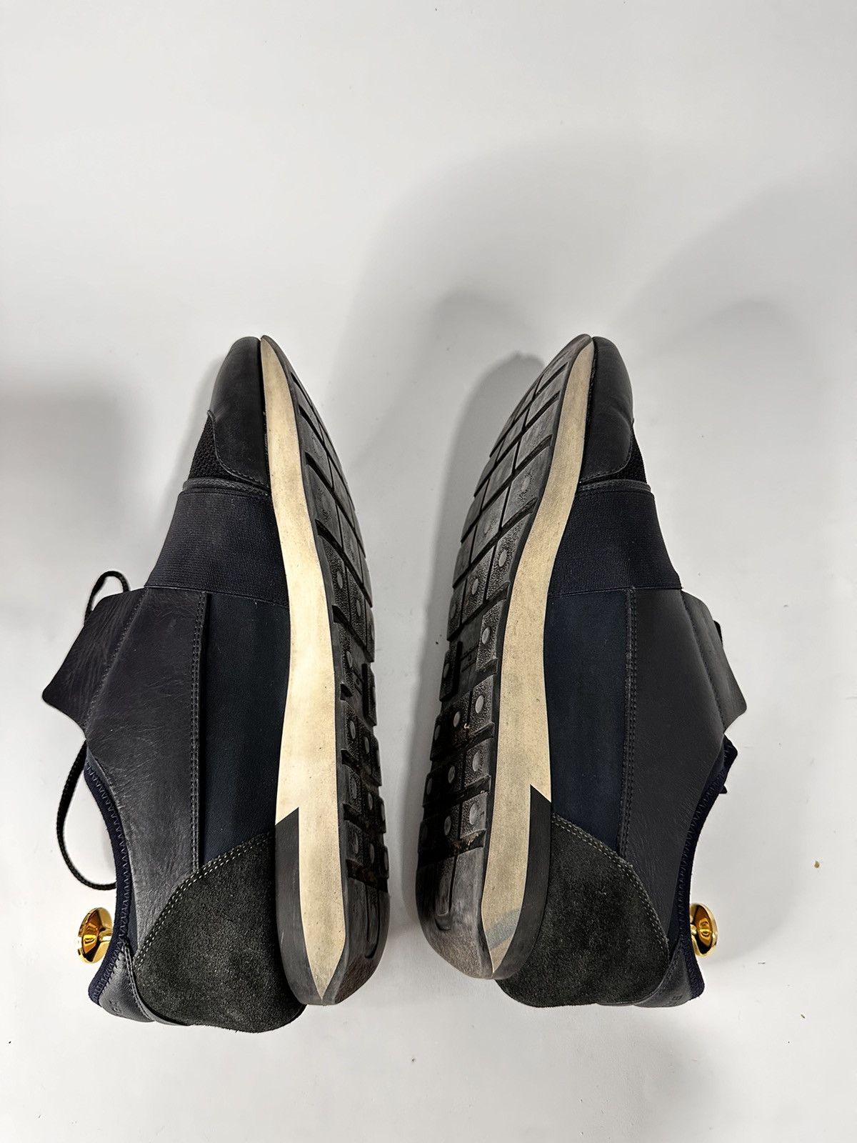 Balenciaga Balenciaga Leather and Mesh Race Runners Mens Sneakers. Size US 11 / EU 44 - 5 Thumbnail