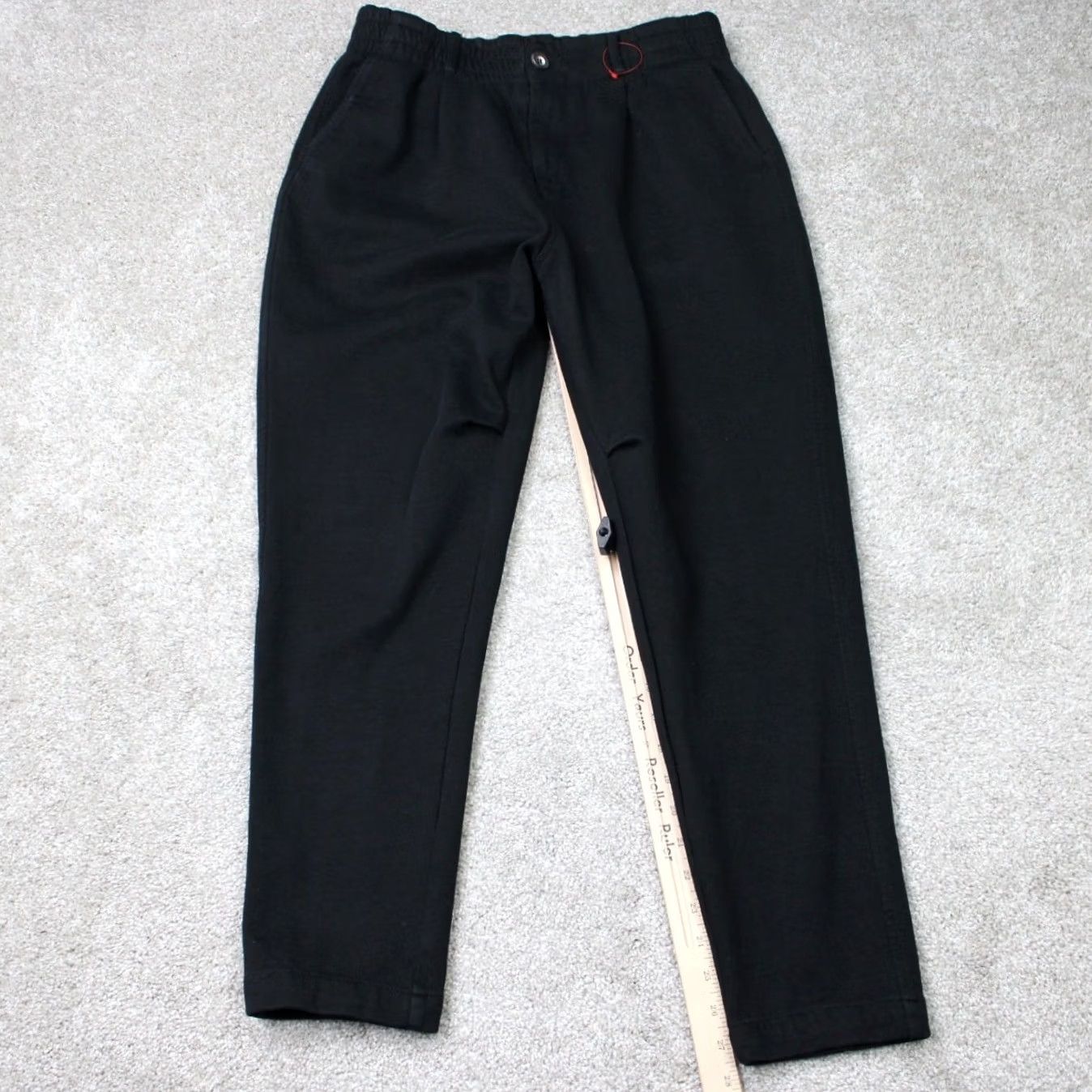 YoungLA YoungLA Pants Mens 32L Black Urban Straight Leg Cotton/Nylon Fleece Joggers Size US 32 / EU 48 - 3 Thumbnail