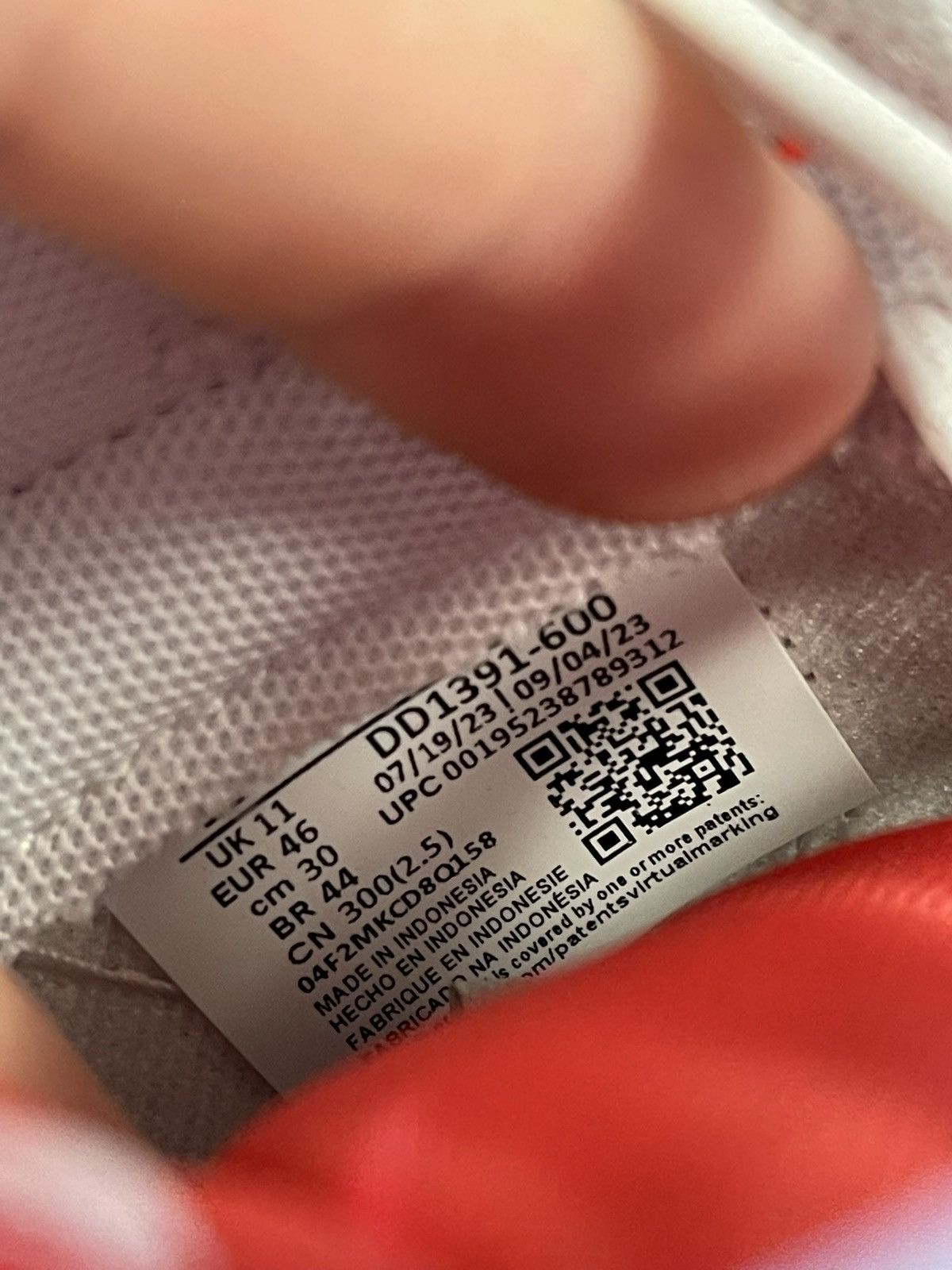 Nike Size 12 - Nike Dunk Low Championship Red Size US 12 / EU 45 - 10 Thumbnail