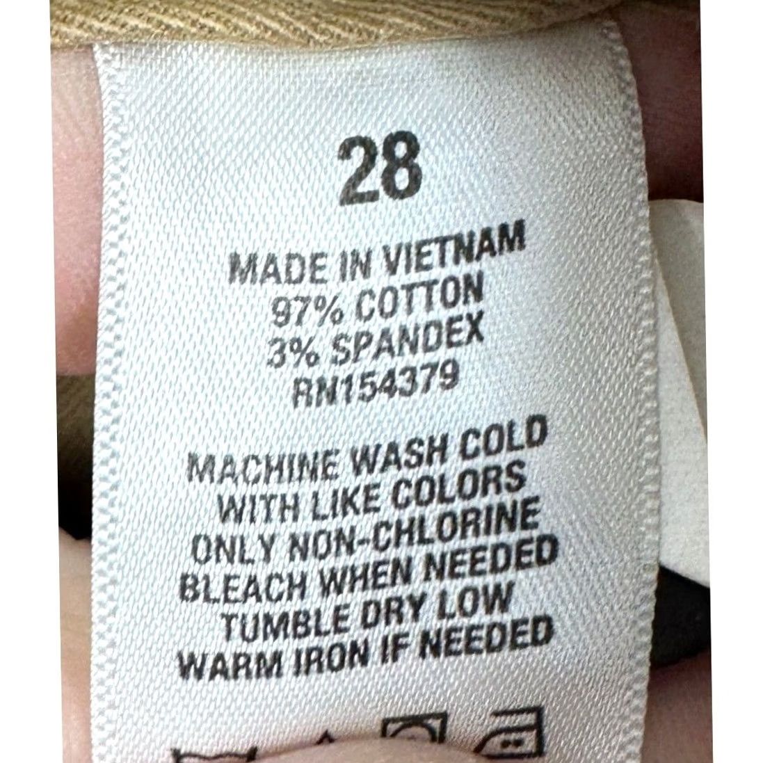 Aeropostale Aeropostale Cargo Shorts Men 28 Tan Khaki Cotton Spandex Cargo Pocket Button Front Flat Front Stretching Casual Workwear Size US 30 / EU 46 - 5 Thumbnail