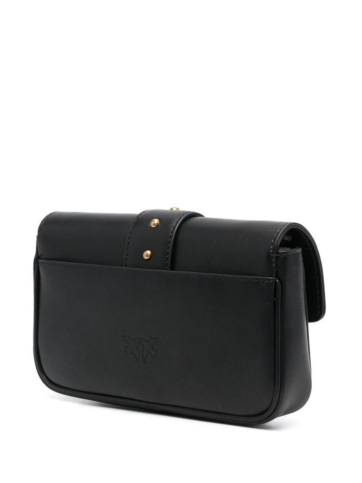 Pinko o1s22i1n0824 Size: OS / Love Pocket Crossbody Bag in Black Size ONE SIZE - 4 Thumbnail
