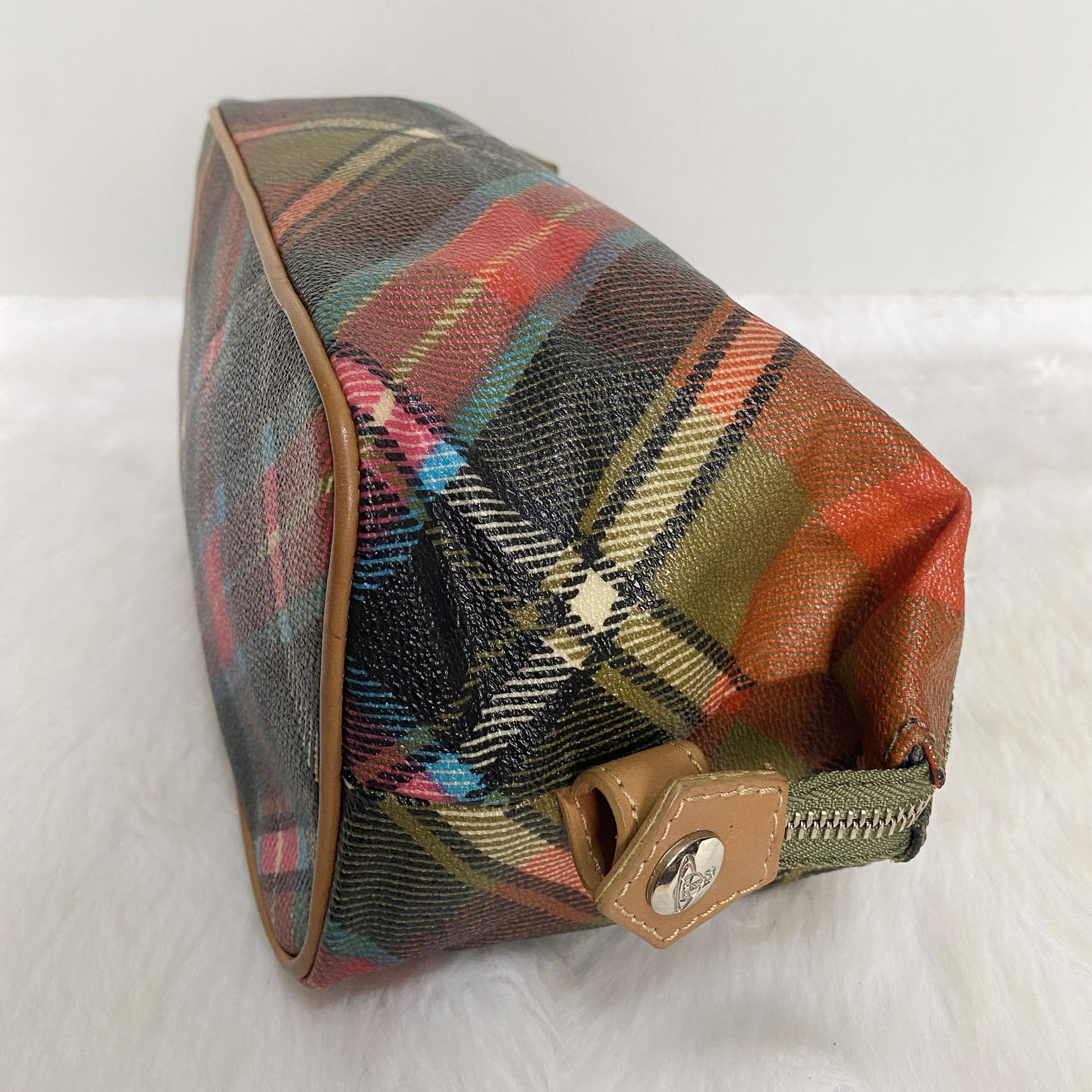Vivienne Westwood Vintage Red Mix Tartan Clutch Bag Size ONE SIZE - 7 Thumbnail