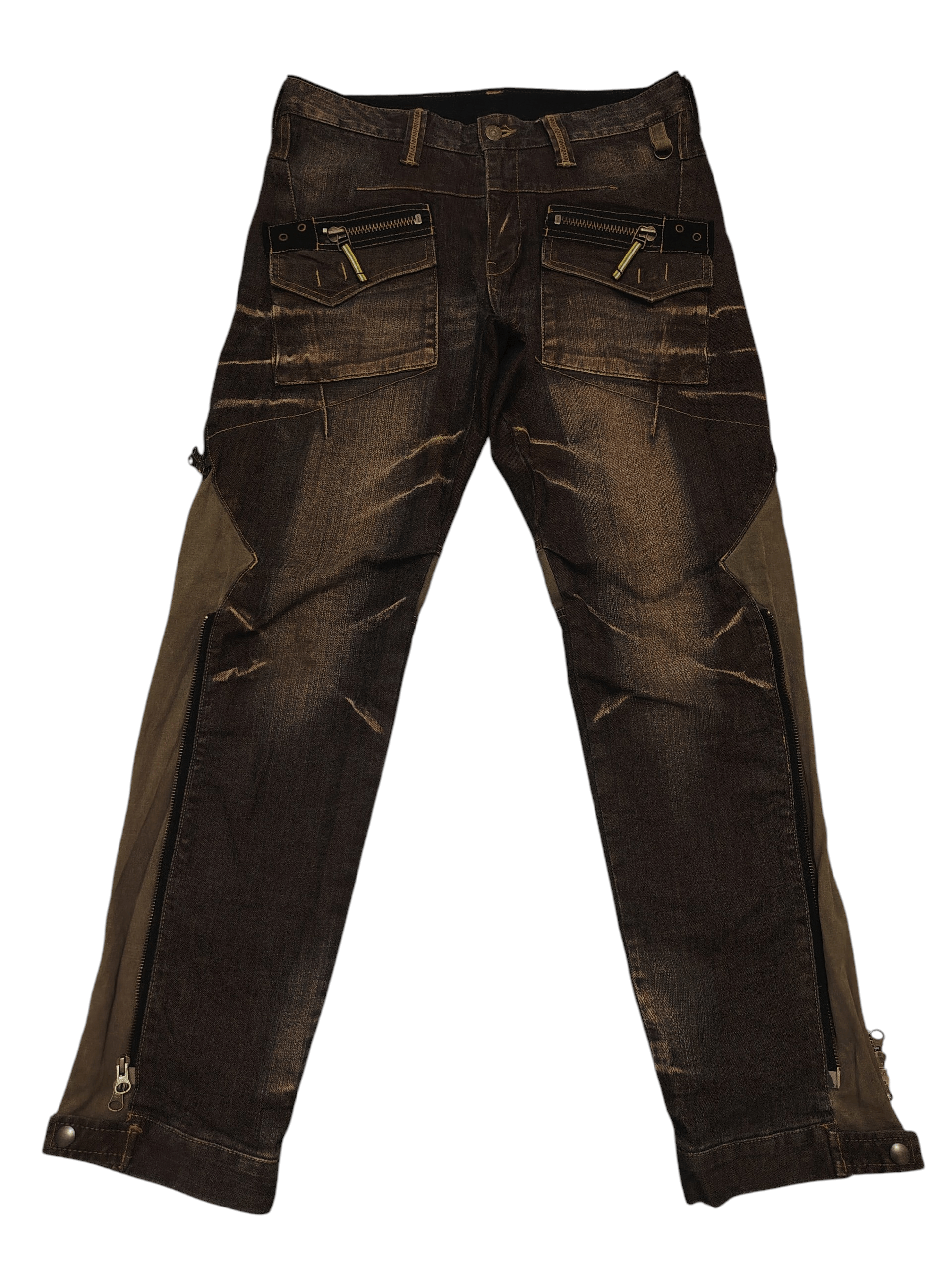Japanese Brand × PPFM Japanese Brand PPFM Bondage Zipper Jeans