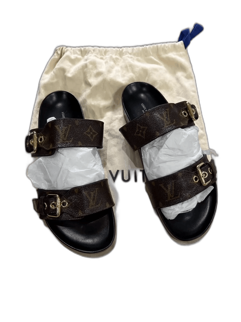 Louis Vuitton Vintage Style Sandals Size 39-yf