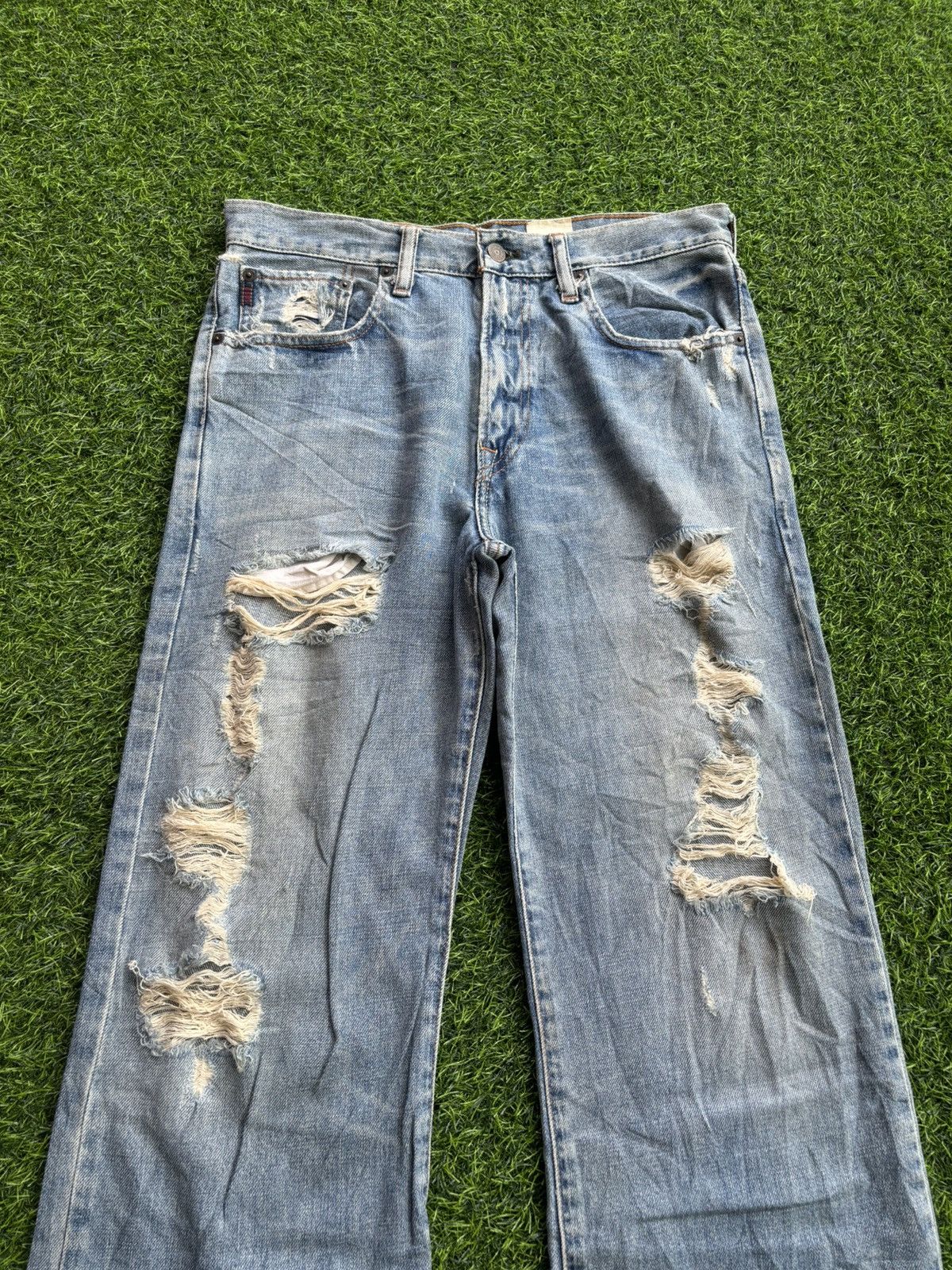 Hysteric Glamour Bootcut Abercrombie Distressed Denim Ifsixwasnine Style Size US 31 - 7 Thumbnail