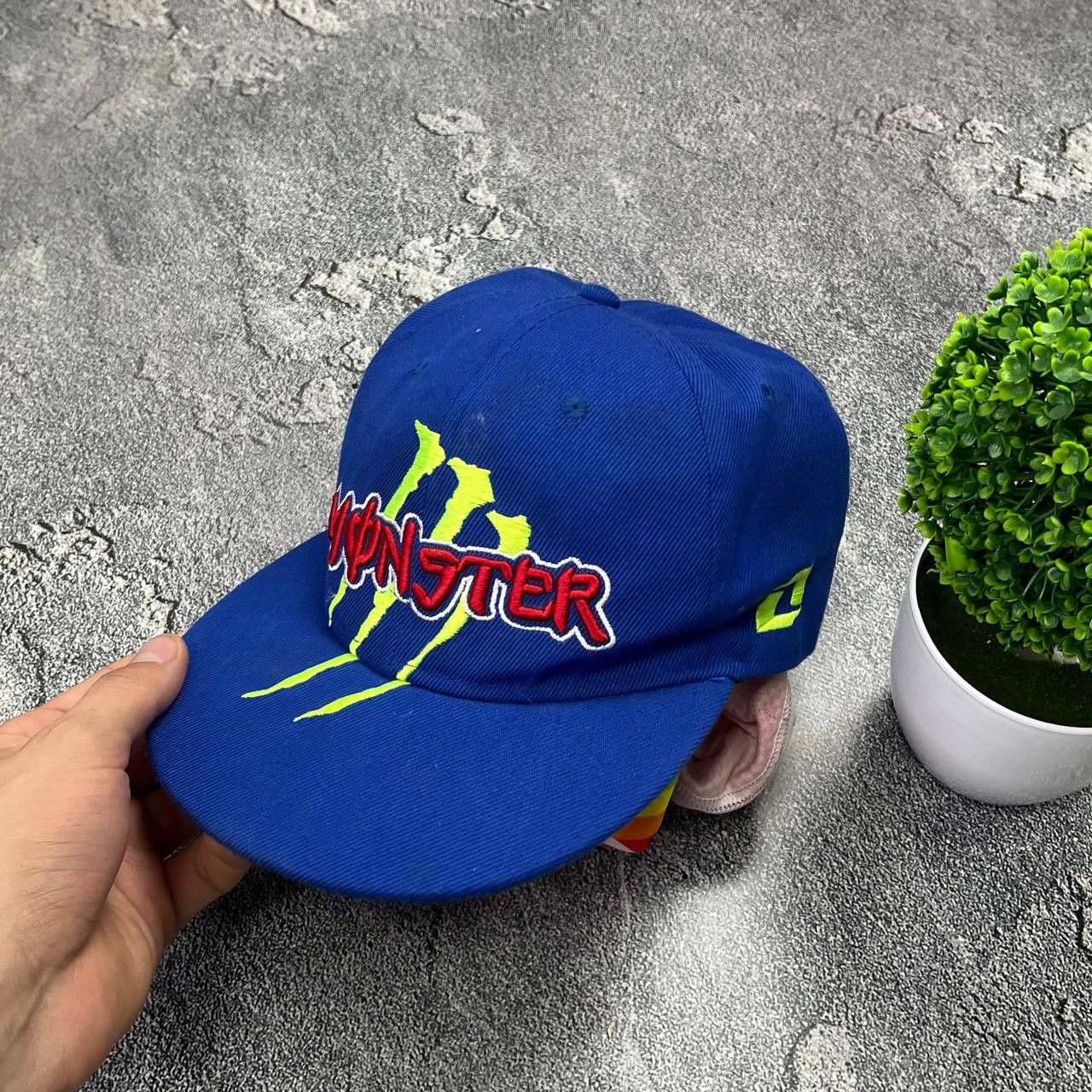 Vintage Vintage Y2K Monster Energy hat cap race moto skate baggy DC Size ONE SIZE - 9 Thumbnail