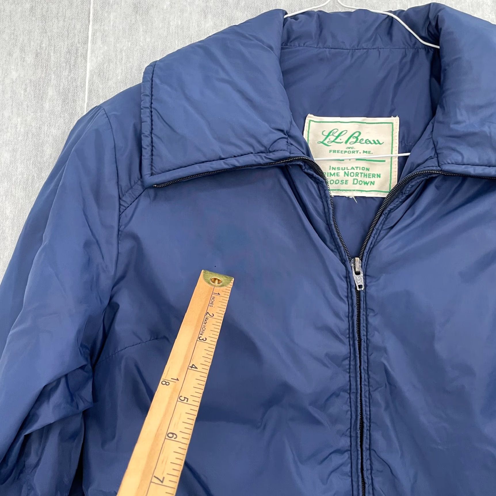Vintage VINTAGE L.L. Bean Women's Down Parka Coat Long Winter Blue Full Zip Insulated Outdoor 90s Large Size L / US 10 / IT 46 - 7 Thumbnail