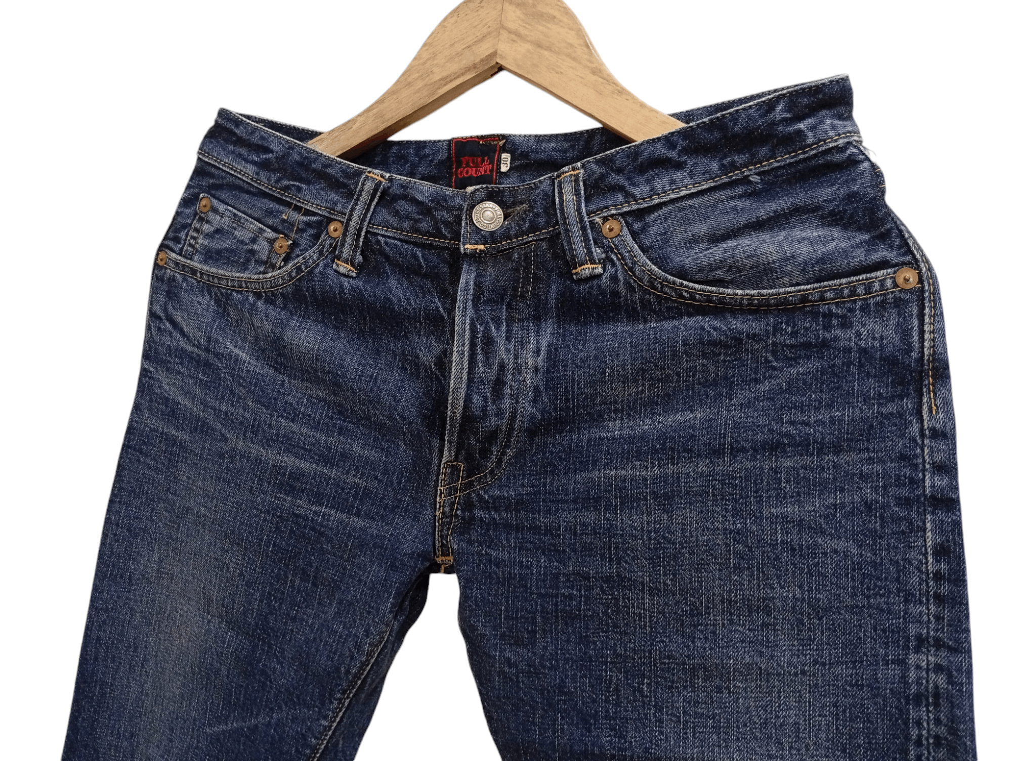 Full Count & Co. 🔥🔥Full Count Selvedge Jeans Denim Size US 30 / EU 46 - 19 Thumbnail