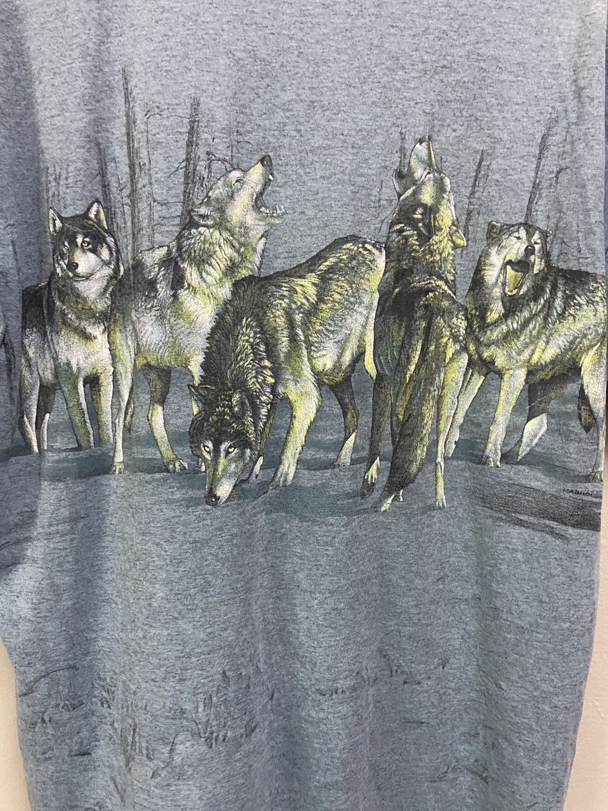 Habitat × Signal Sport × Vintage Vintage Habitat Wolf Pack Single Stitch T-Shirt Size US L / EU 52-54 / 3 - 9 Thumbnail