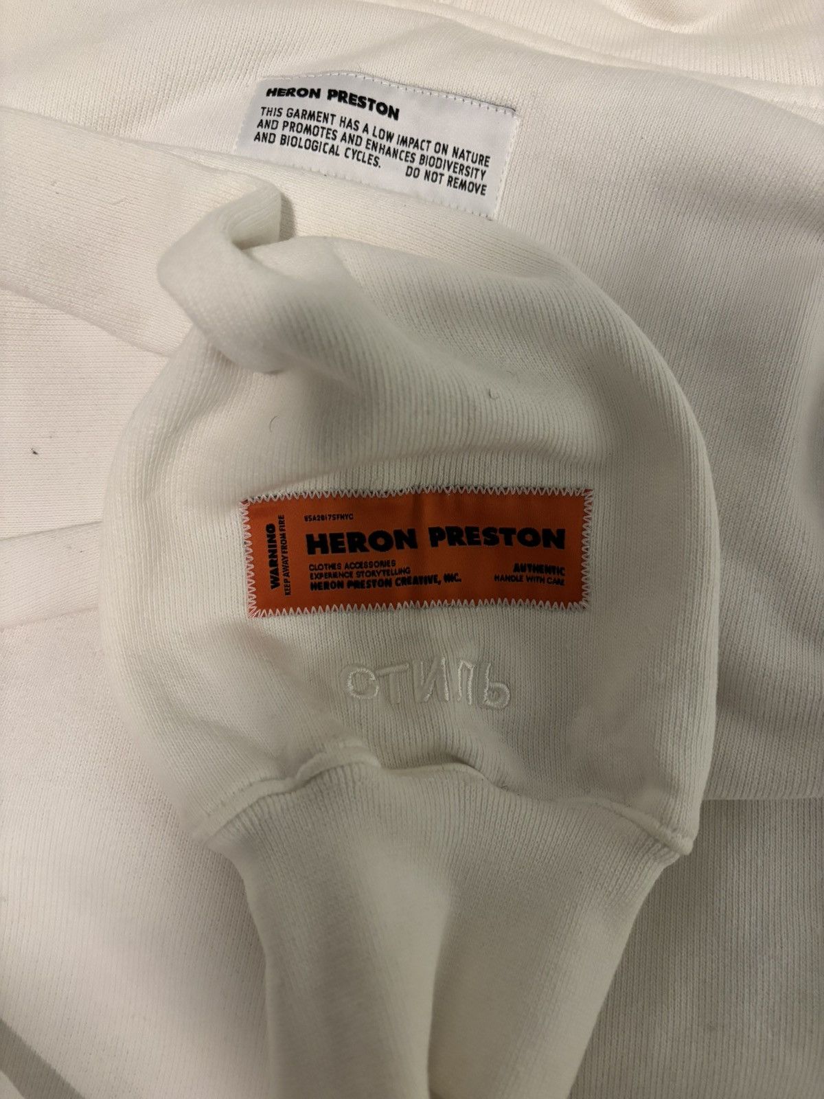 Heron Preston Heron Preston Split hoodie Size US M / EU 48-50 / 2 - 7 Thumbnail