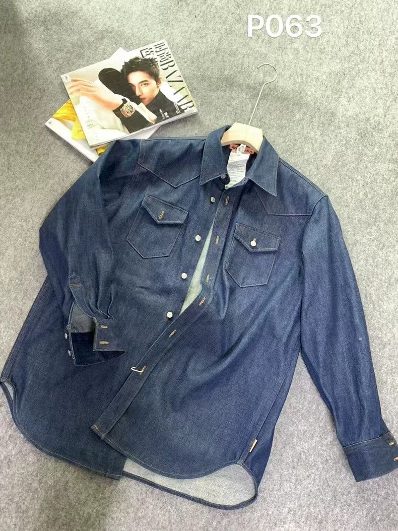 Acne Studios Acne Studios Blue denim shirt Size US M / EU 48-50 / 2 - 1 Thumbnail