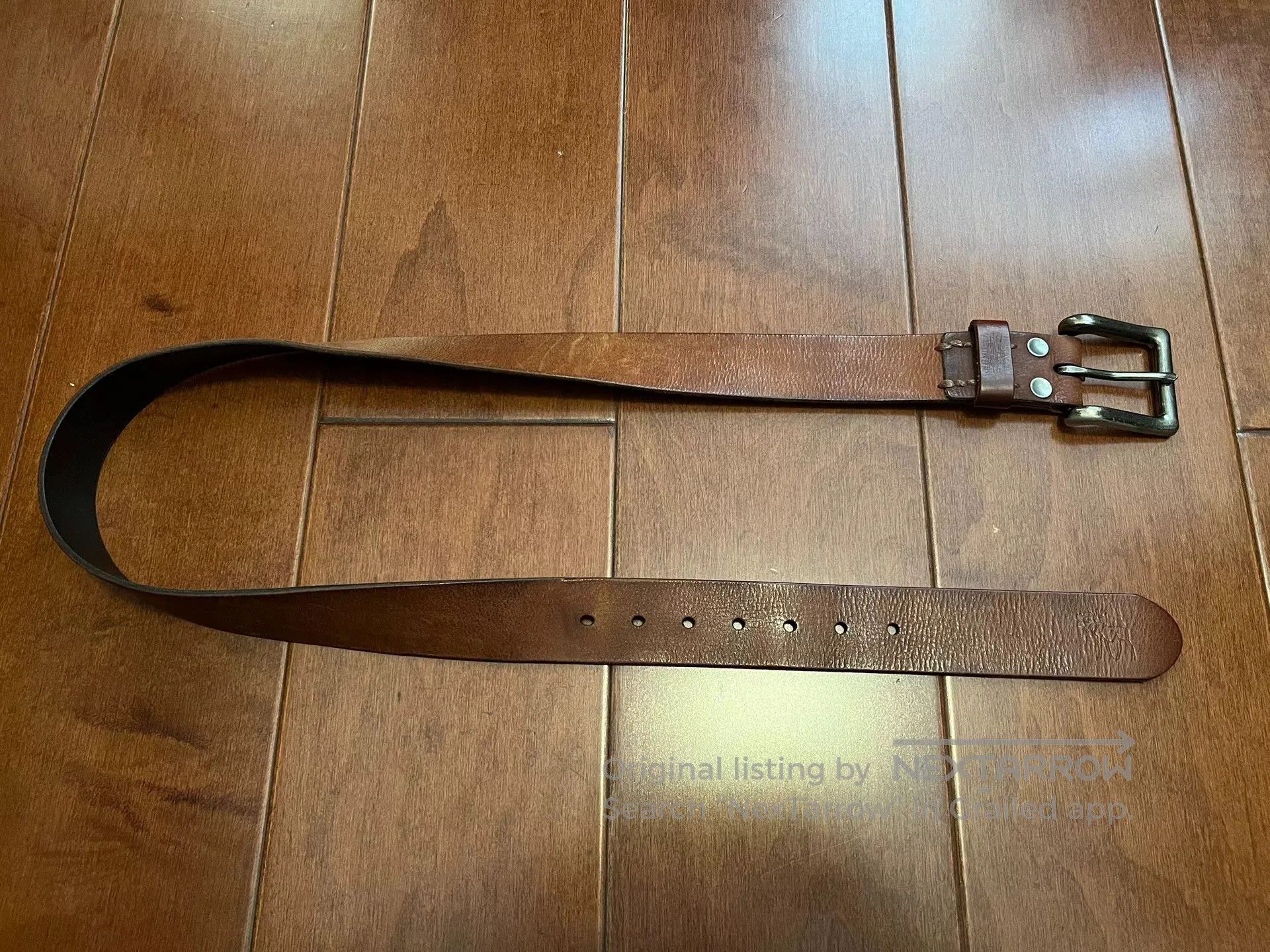 Abercrombie & Fitch Abercrombie & Fitch AF Leather Belt. Size ONE SIZE - 6 Thumbnail