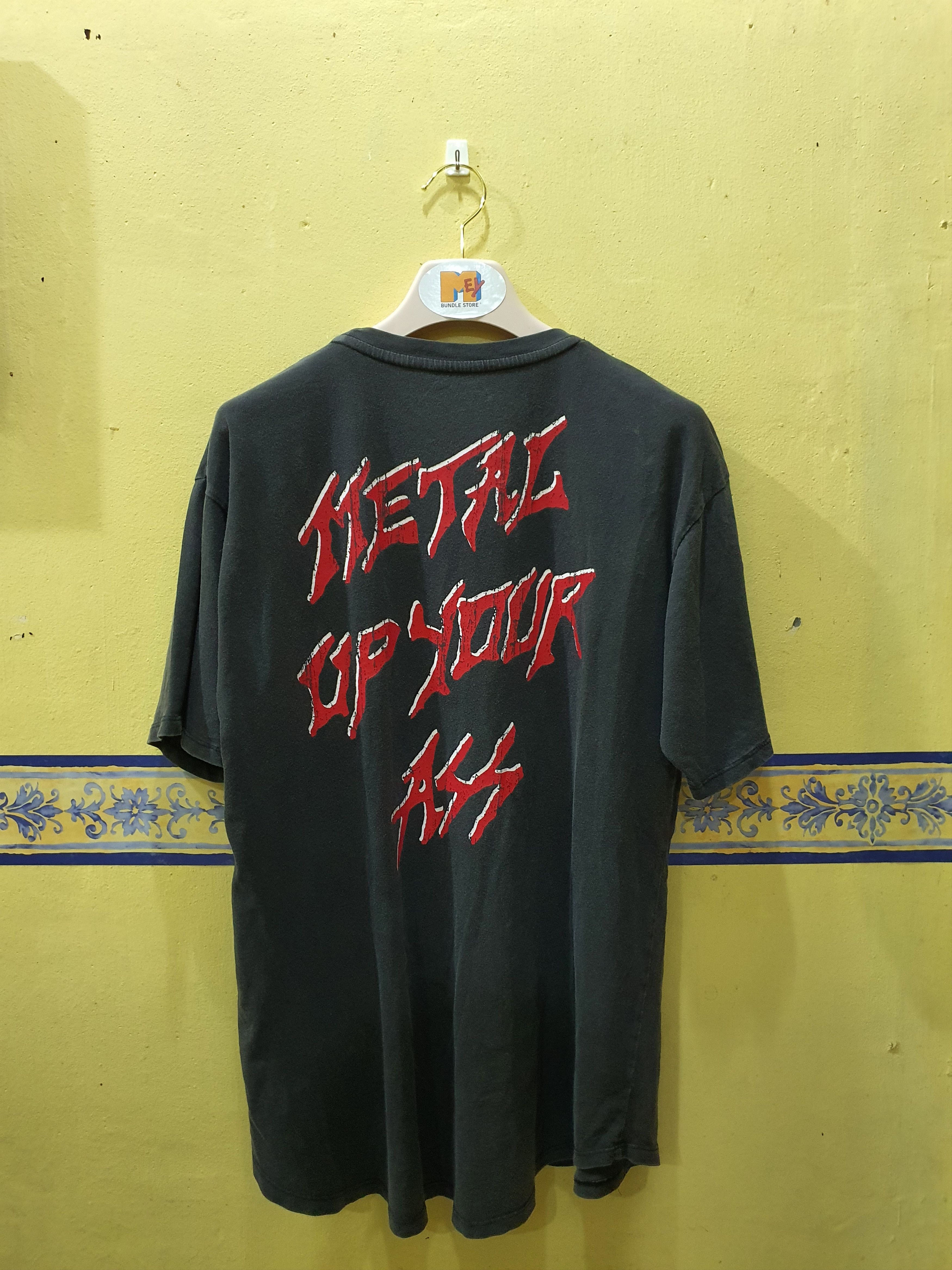 Band Tees Metallica "Metal Up Your Ass" t-shirt Size US M / EU 48-50 / 2 - 10 Thumbnail