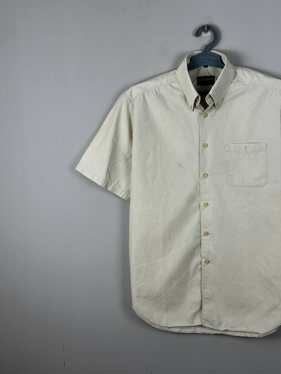 Yves Saint Laurent Vintage Yves Saint Laurent YSL Short Sleeve Shirt Size US L / EU 52-54 / 3 - 3 Thumbnail