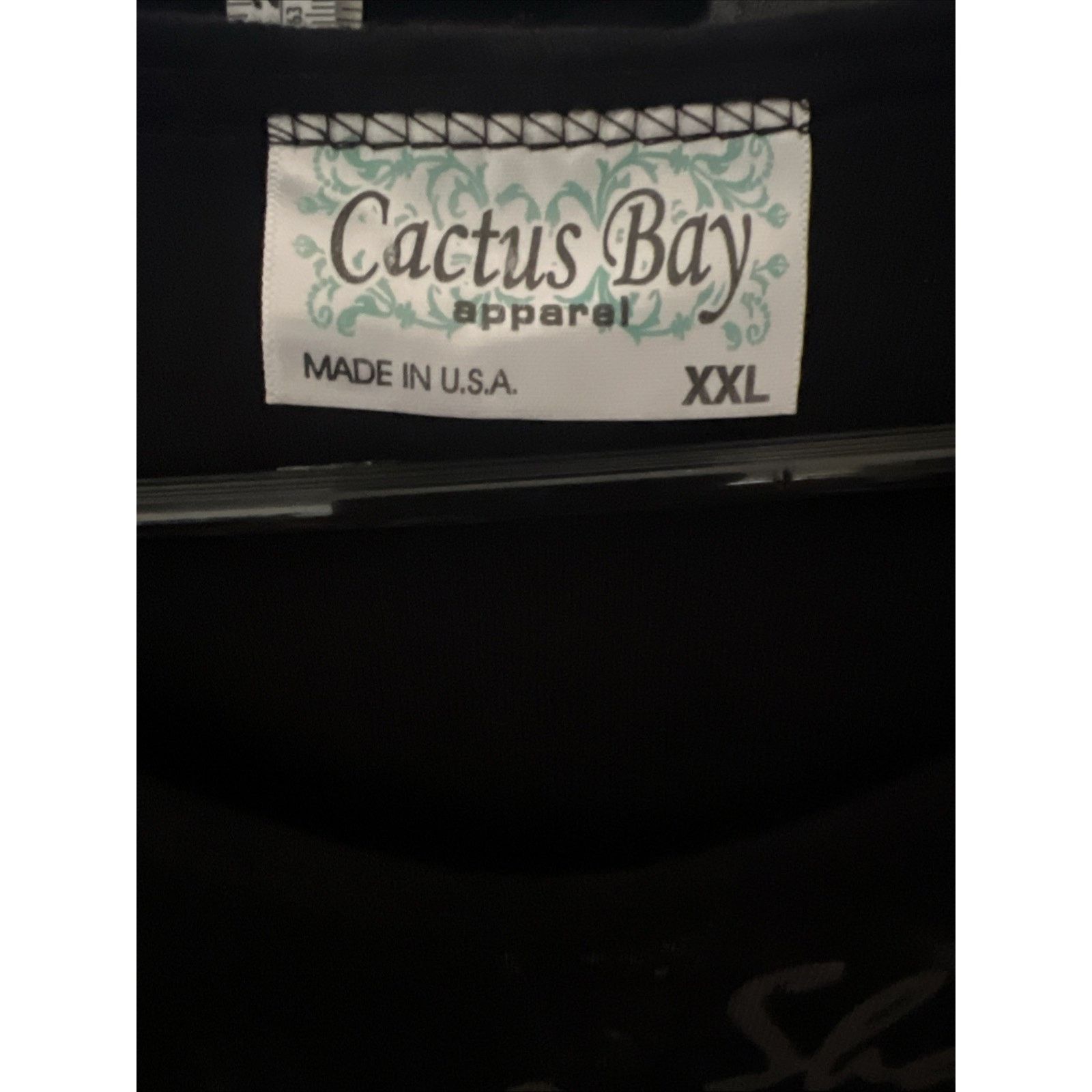 Other Cactus Bay Happy Hour Cocktails Black Top Shirt 2XL Bling Size XXL / US 16-18 / IT 52-54 - 7 Thumbnail