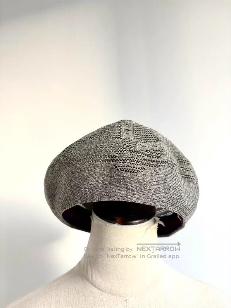 Vivienne Westwood Vivienne Westwood Gray hollowed-out large Saturn beret Size ONE SIZE - 1 Thumbnail