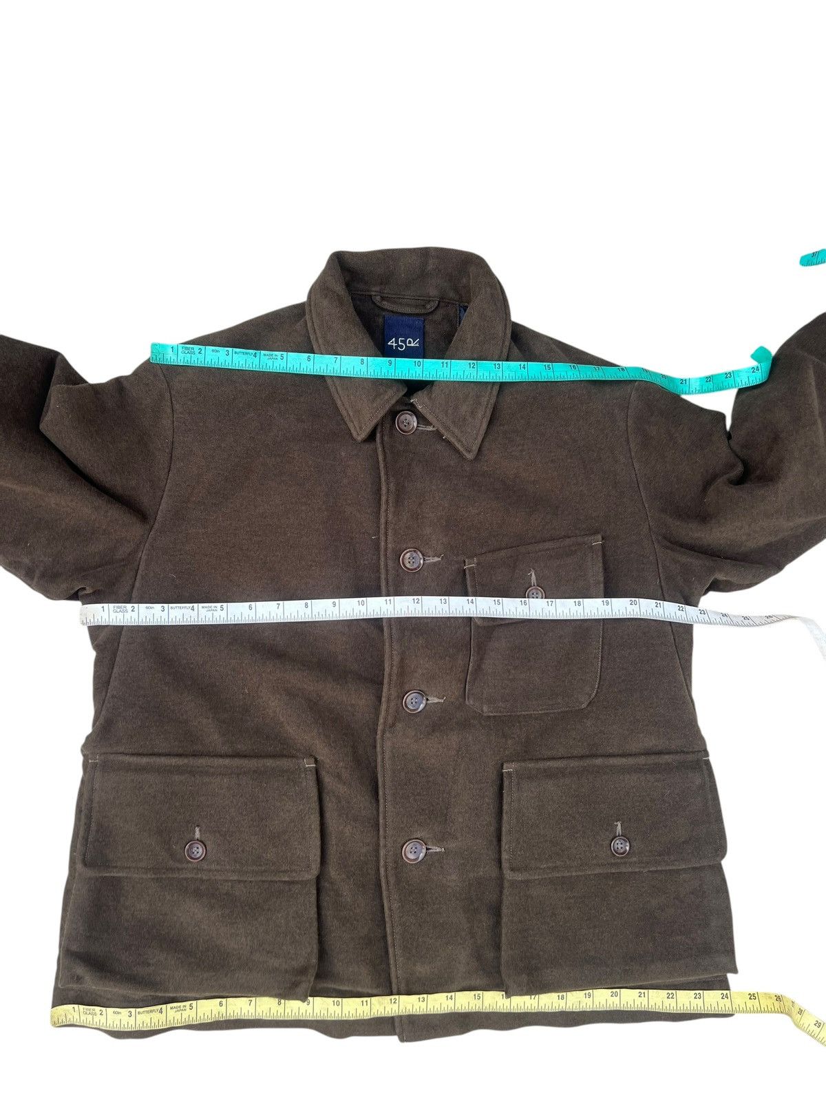 45rpm 45rpm Japan Suede Cotton Down Coat Cargo Jacket Size 2 Size US M / EU 48-50 / 2 - 2 Thumbnail