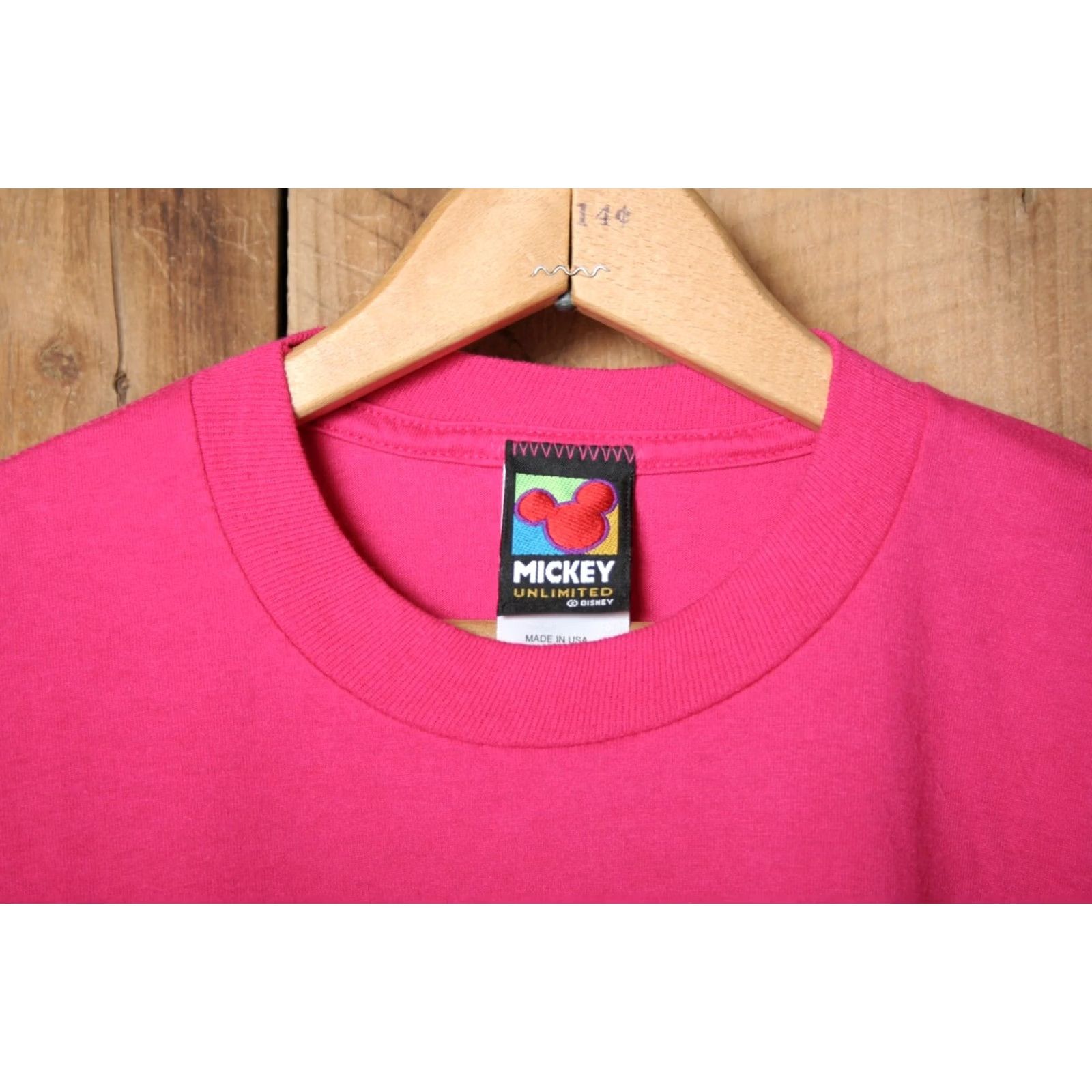 Velva Sheen VINTAGE Velva Sheen MICKEY UNLIMITED Minnie Mouse Florida Pink T-Shirt L/XL Short Sleeve Graphic Tee 1990s Mens Size US L / EU 52-54 / 3 - 3 Thumbnail