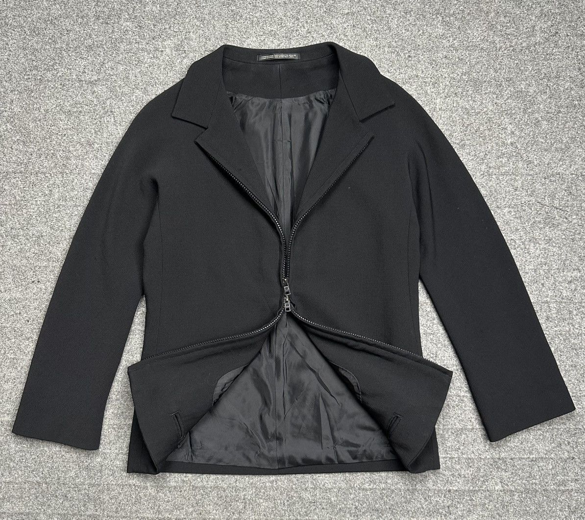 Yohji Yamamoto Yohji Yamamoto - Femme Archived A/W1997 Stand Collar Wool Size S / US 4 / IT 40 - 2 Thumbnail